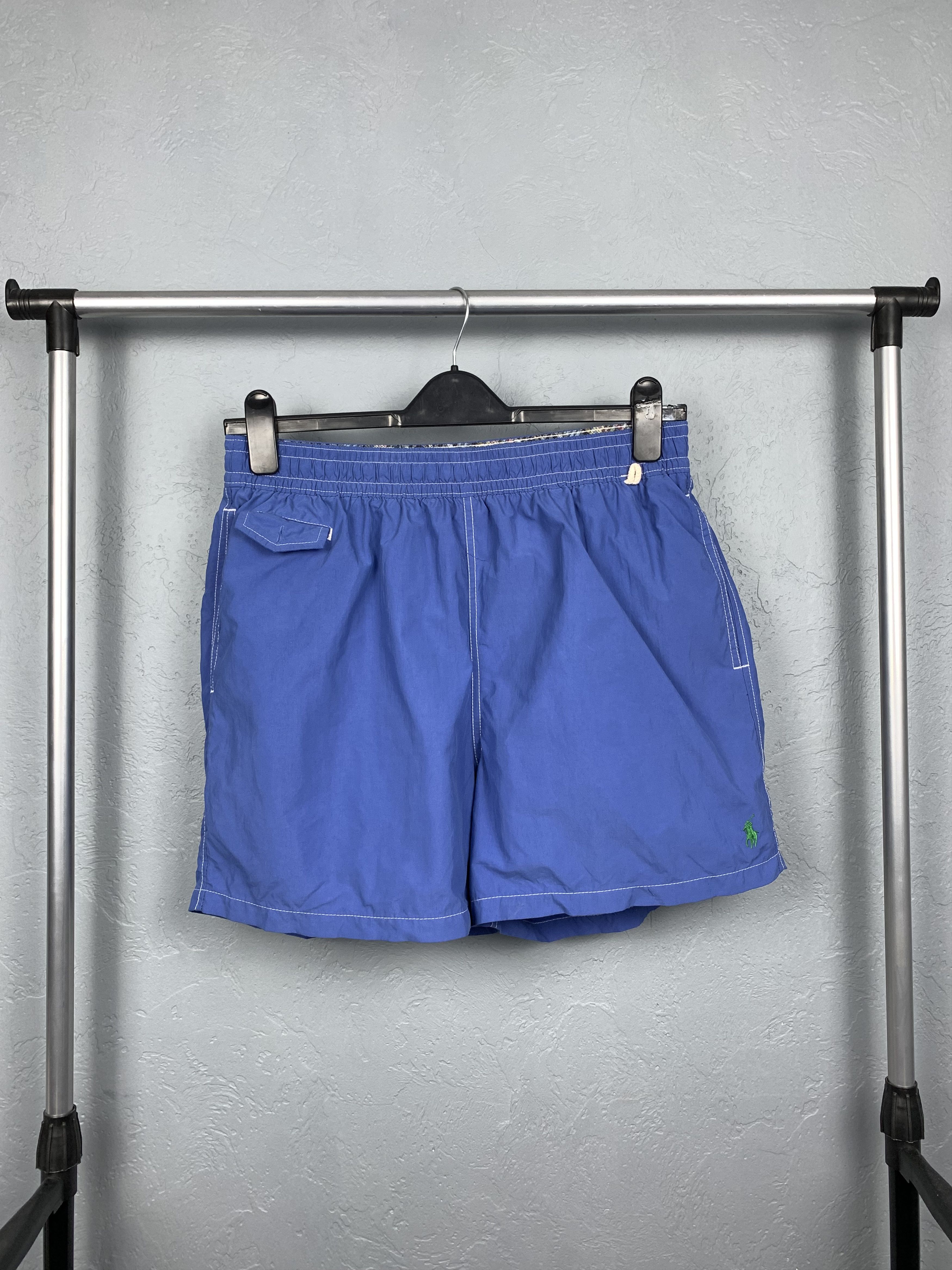 Polo Ralph Lauren × Ralph Lauren × Vintage Polo Ralph Lauren Vintage Mens Nylon Swimming Shorts Size US 34 / EU 50 - 1 Thumbnail