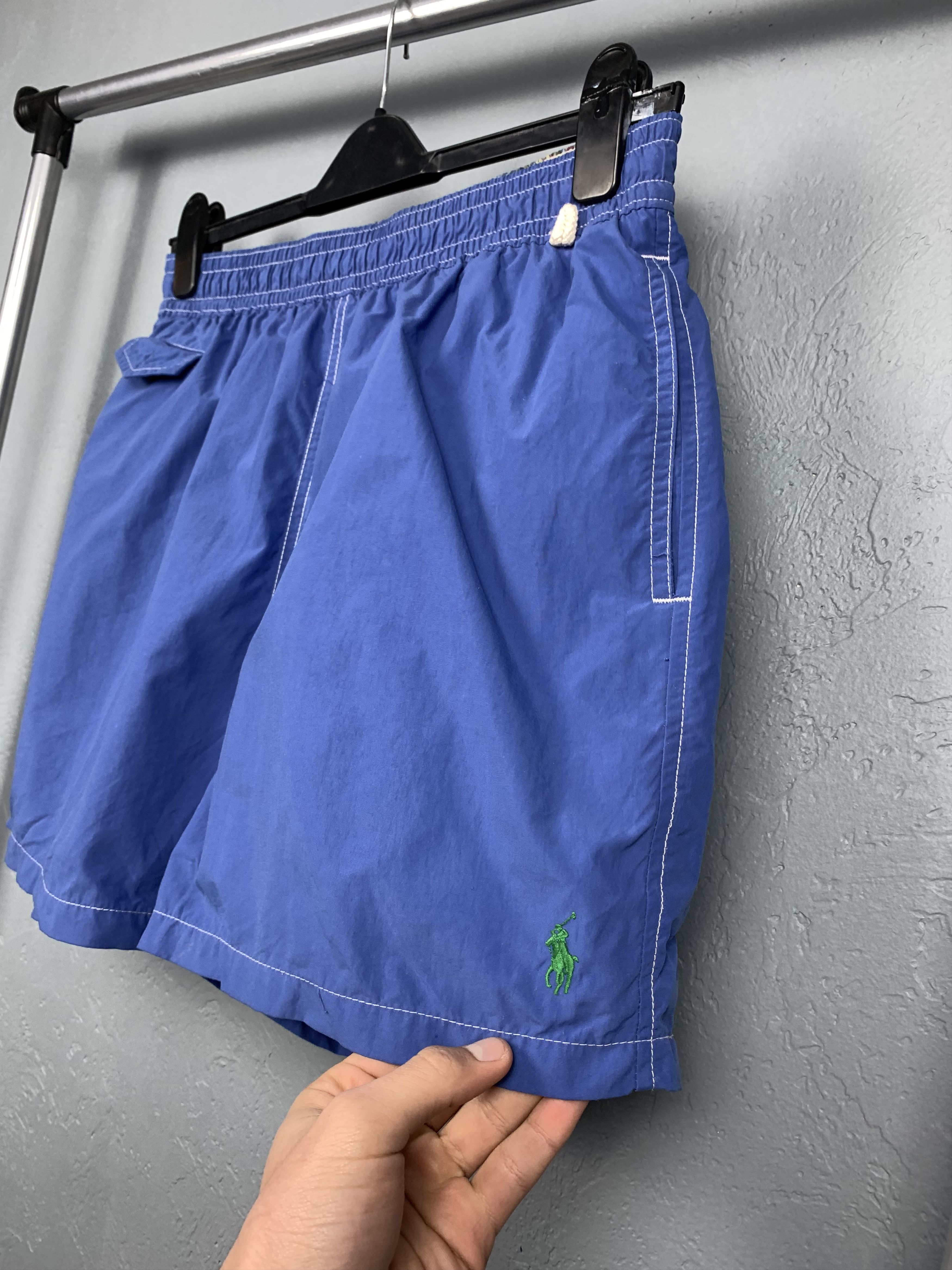 Polo Ralph Lauren × Ralph Lauren × Vintage Polo Ralph Lauren Vintage Mens Nylon Swimming Shorts Size US 34 / EU 50 - 2 Thumbnail