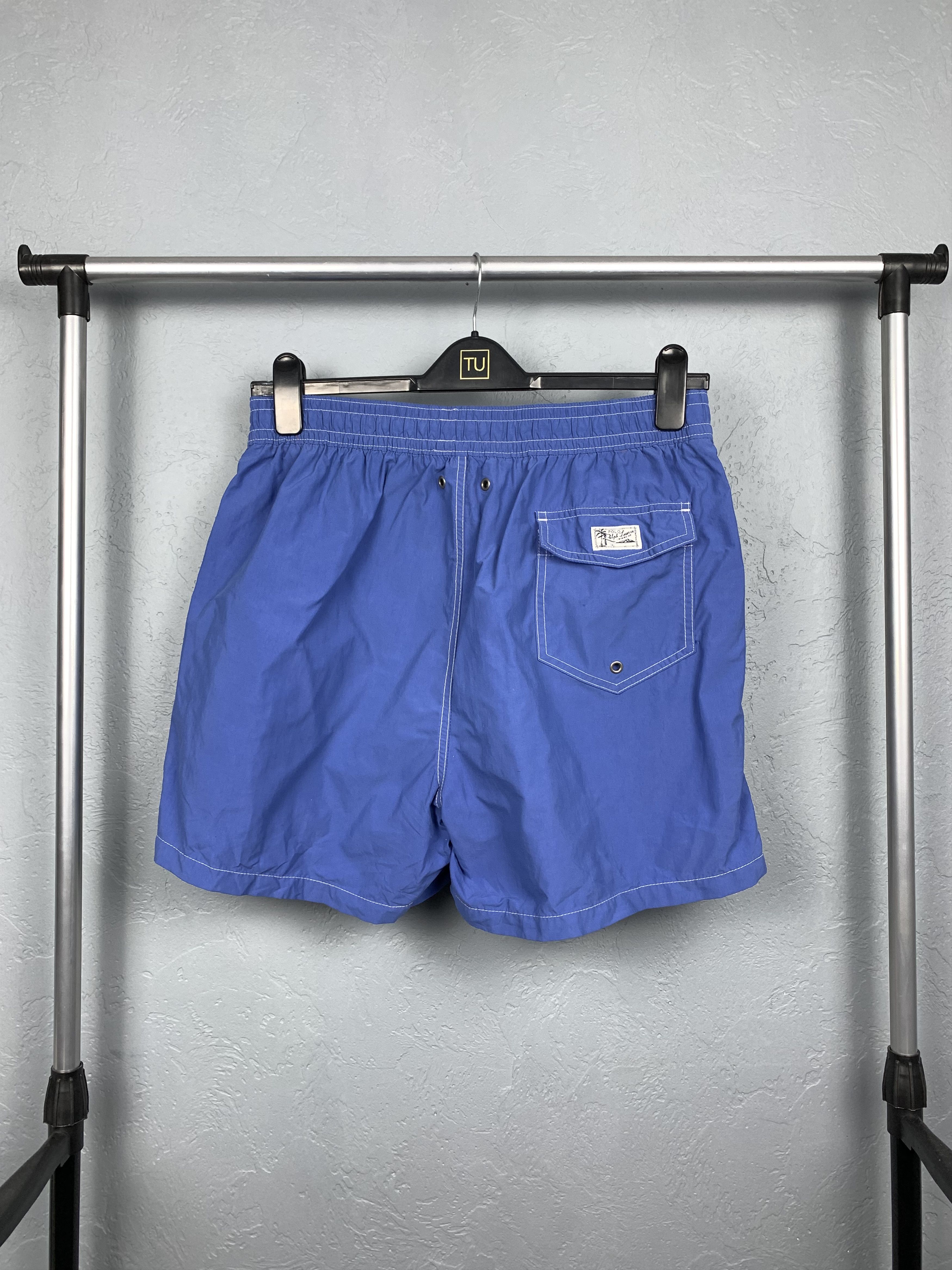 Polo Ralph Lauren × Ralph Lauren × Vintage Polo Ralph Lauren Vintage Mens Nylon Swimming Shorts Size US 34 / EU 50 - 5 Thumbnail