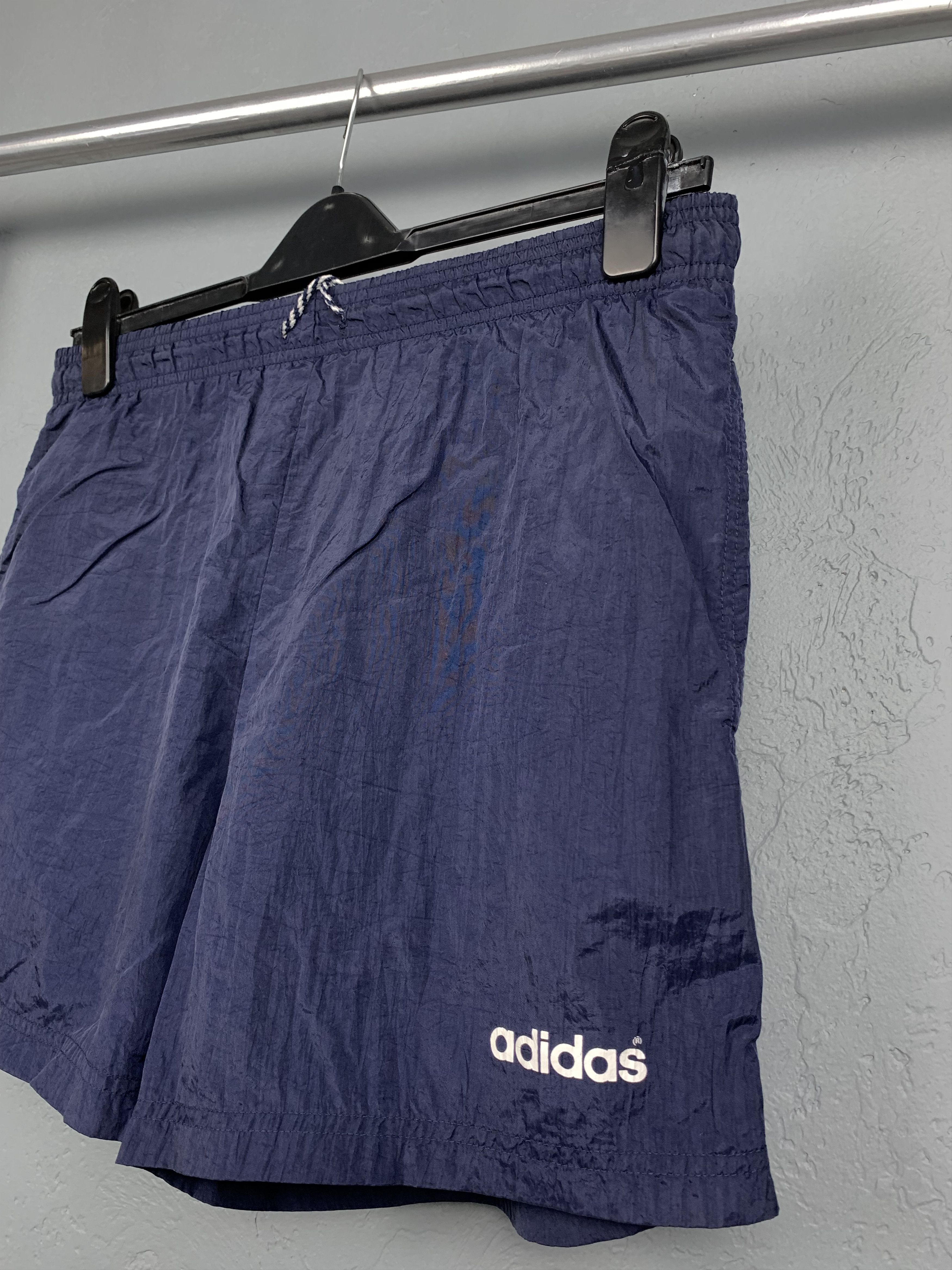 Adidas × Vintage Adidas Vintage Mens Nylon Shorts Y2K Size US 34 / EU 50 - 4 Thumbnail