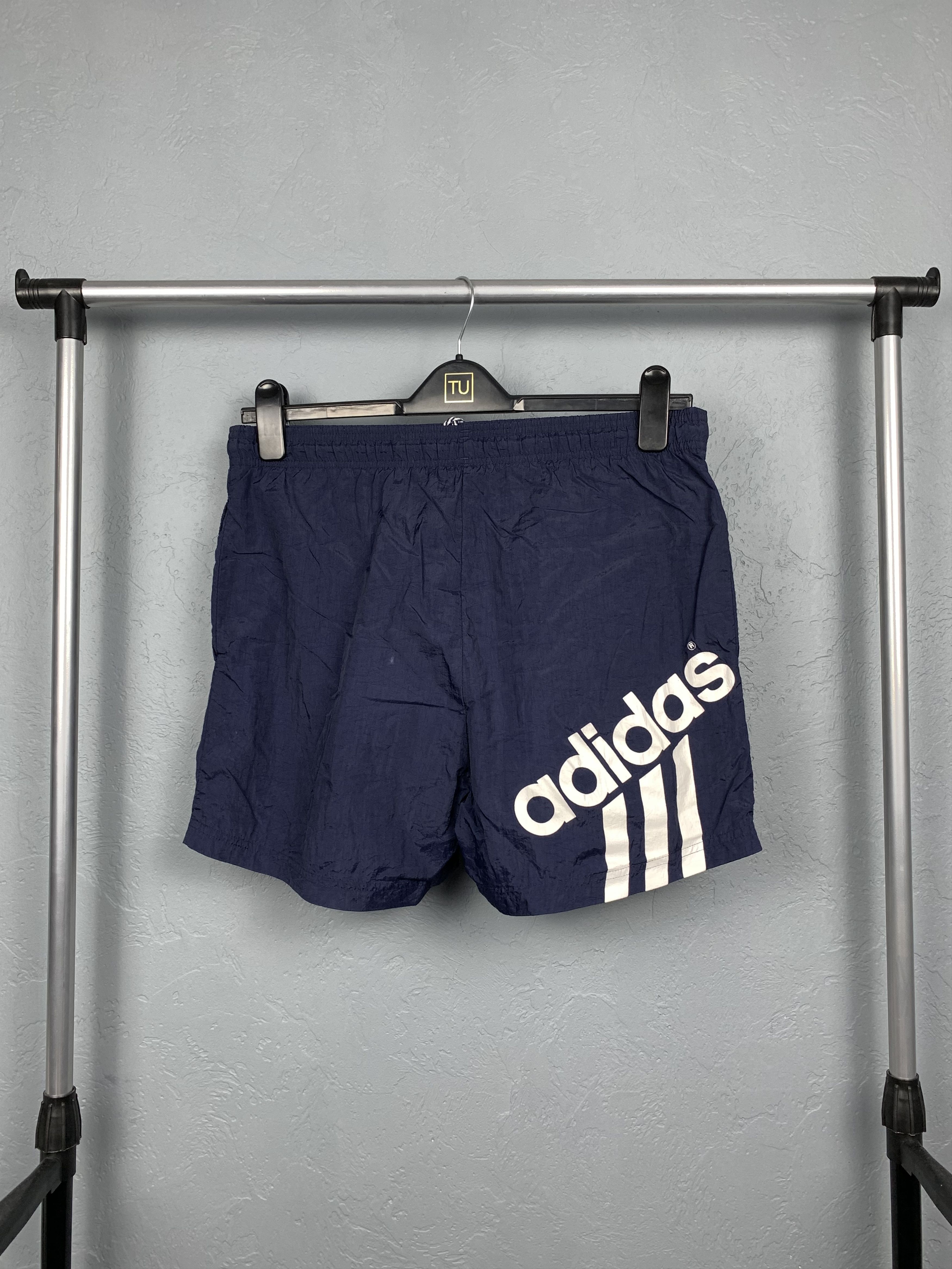 Adidas × Vintage Adidas Vintage Mens Nylon Shorts Y2K Size US 34 / EU 50 - 1 Thumbnail