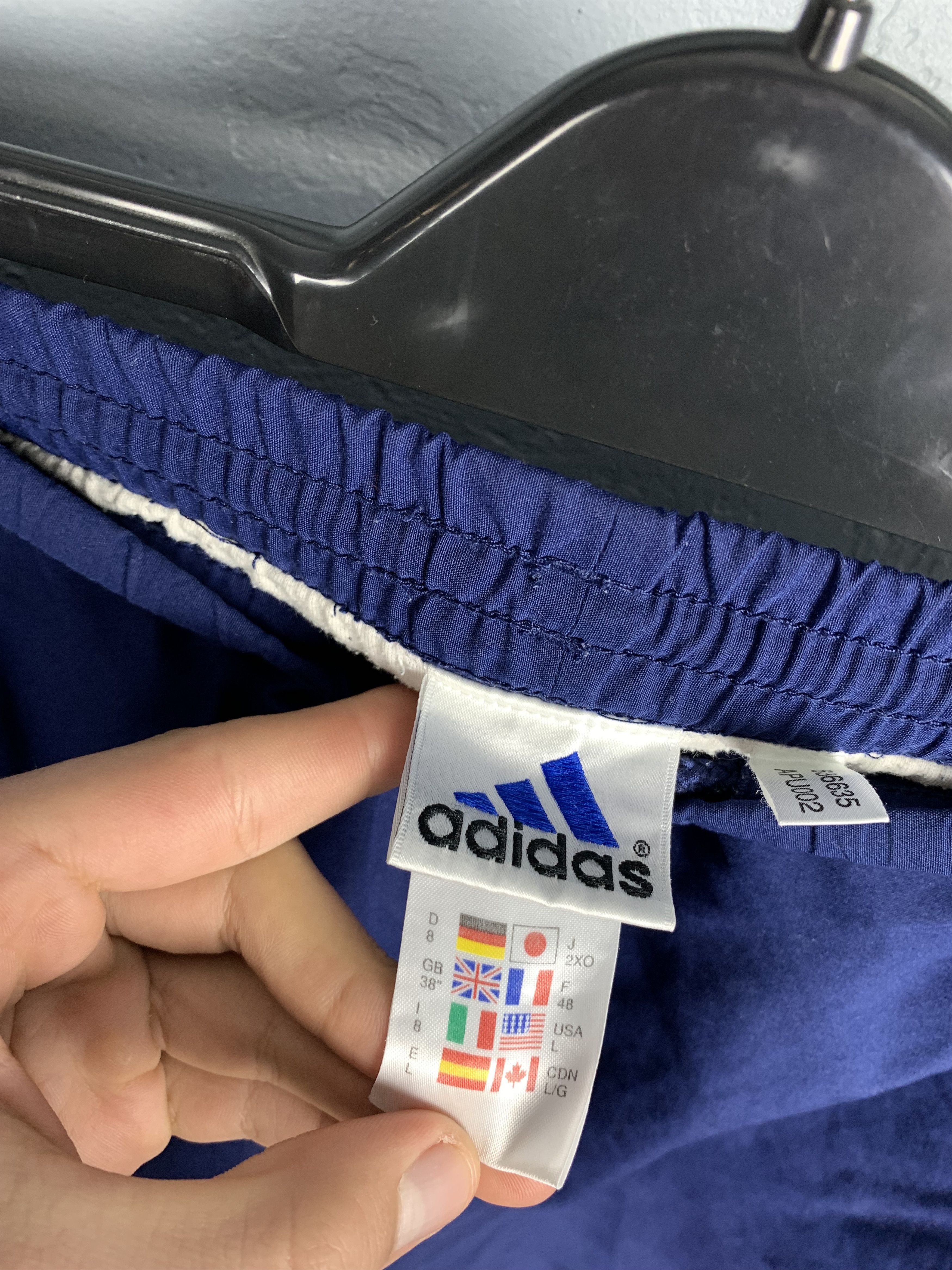 Adidas × Vintage Adidas 90s Vintage Mens Shorts Size US 34 / EU 50 - 6 Thumbnail