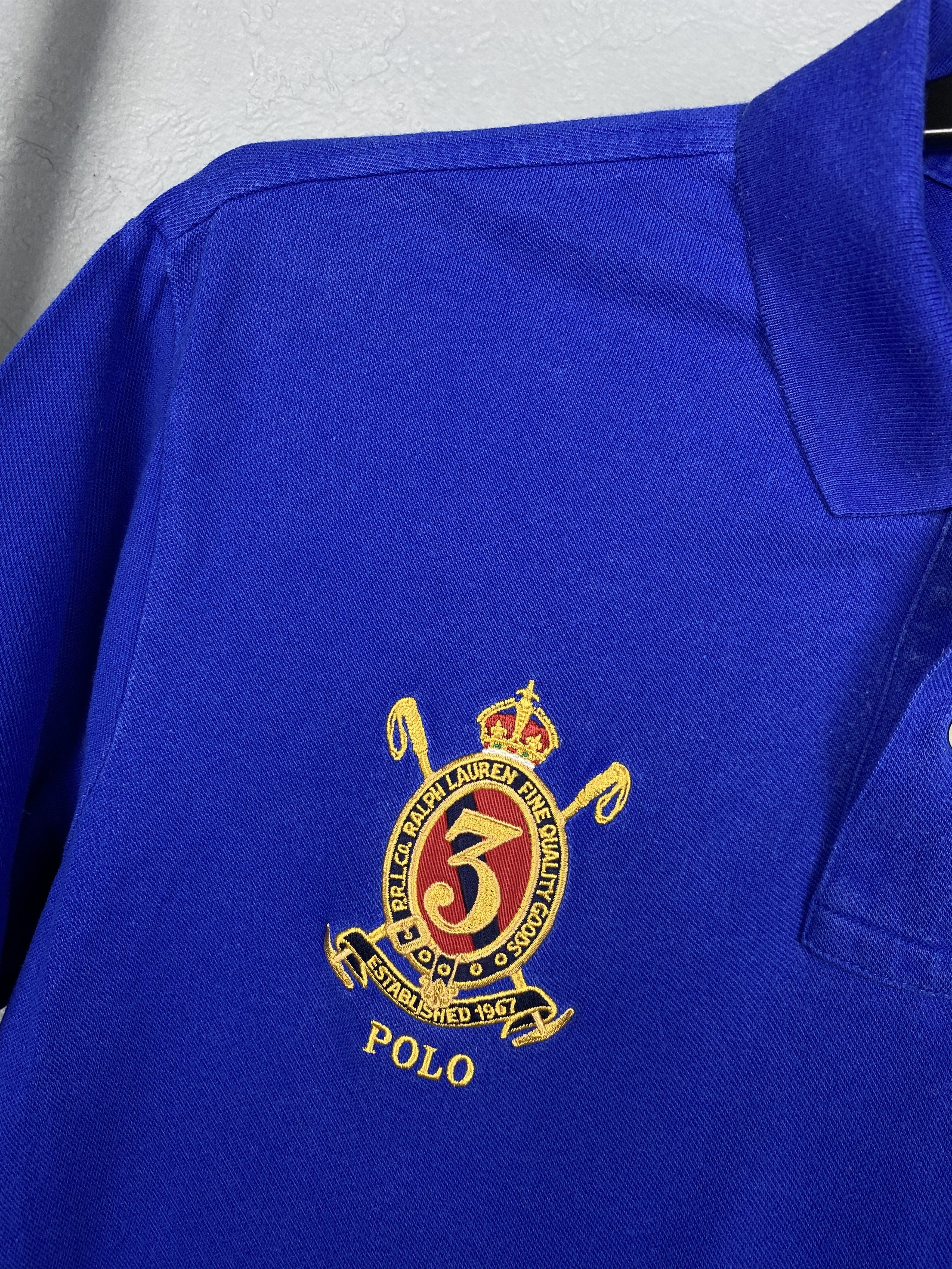 Polo Ralph Lauren × Ralph Lauren × Vintage Polo Ralph Lauren RL Polo Big Logo Polo Shirt Size US L / EU 52-54 / 3 - 4 Thumbnail