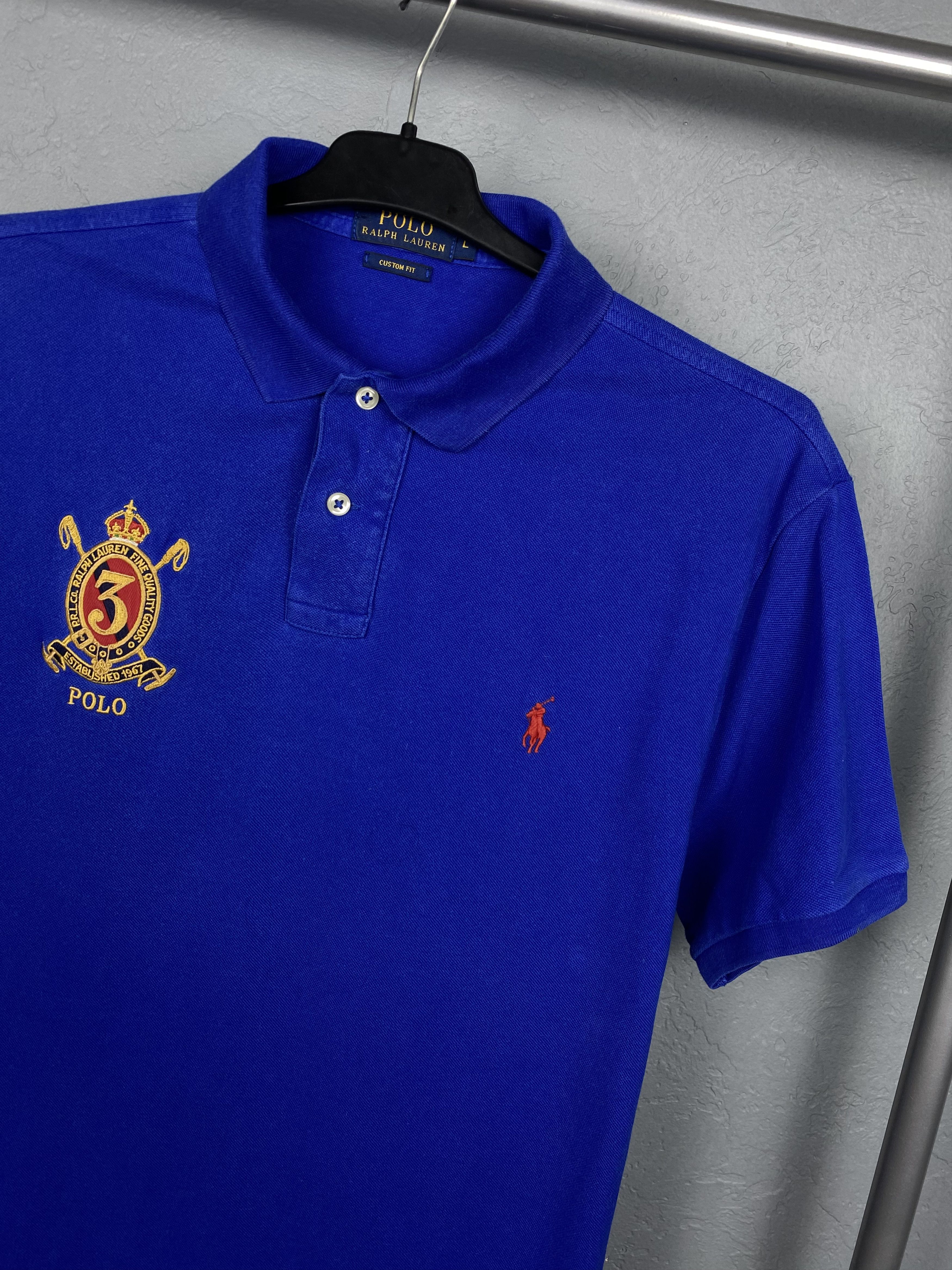 Polo Ralph Lauren × Ralph Lauren × Vintage Polo Ralph Lauren RL Polo Big Logo Polo Shirt Size US L / EU 52-54 / 3 - 2 Thumbnail