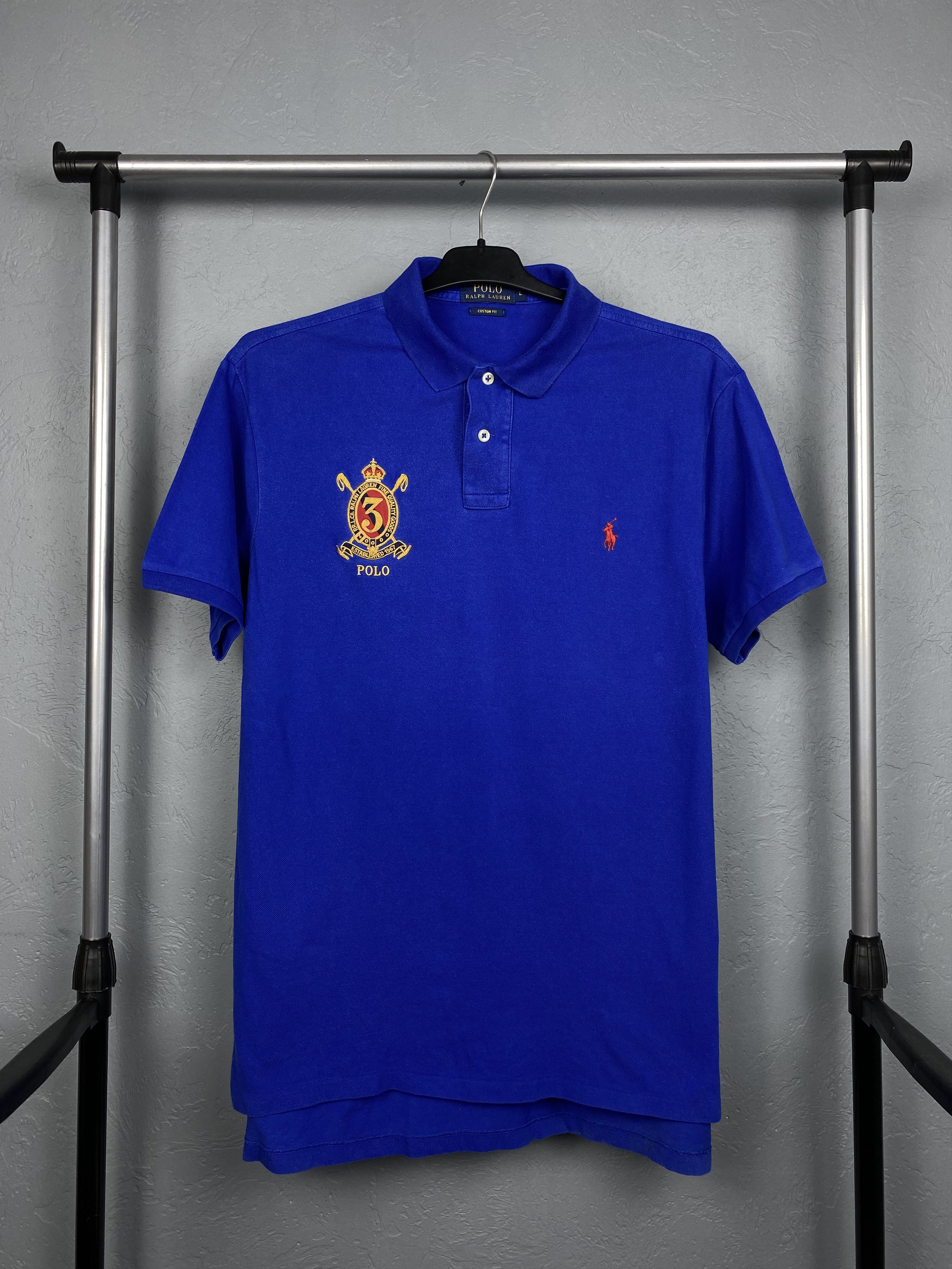 Polo Ralph Lauren × Ralph Lauren × Vintage Polo Ralph Lauren RL Polo Big Logo Polo Shirt Size US L / EU 52-54 / 3 - 1 Thumbnail