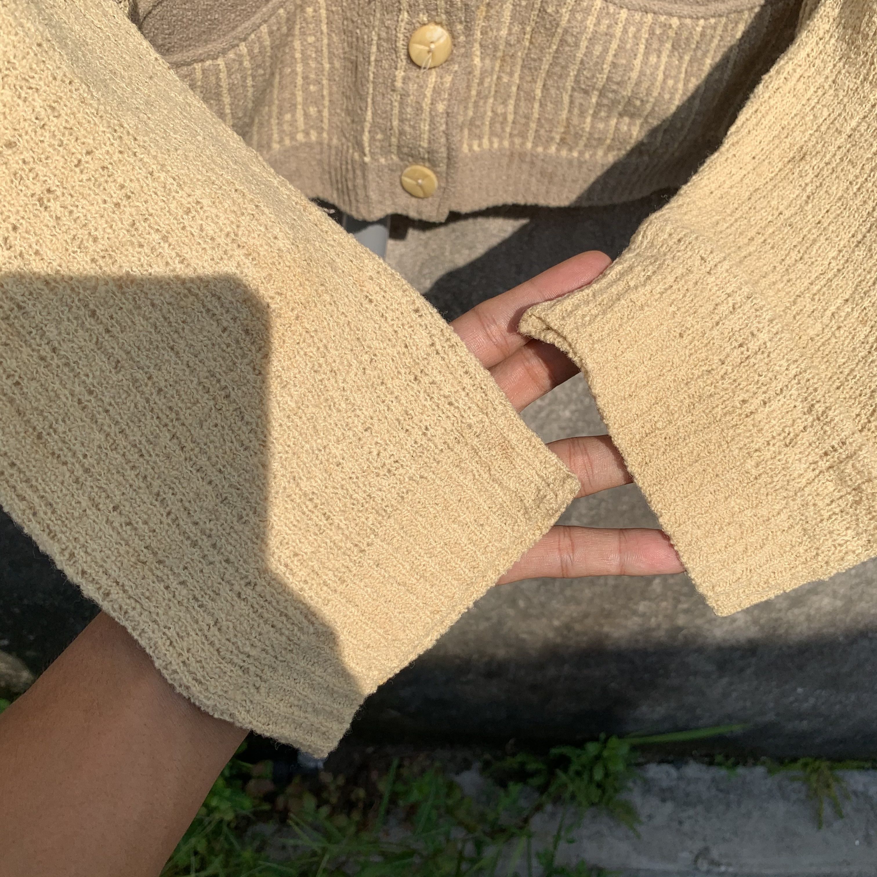 Japanese Brand Vintage Melrose Knit Jumper Cropped Cardigan Sweater Size M / US 6-8 / IT 42-44 - 7 Thumbnail