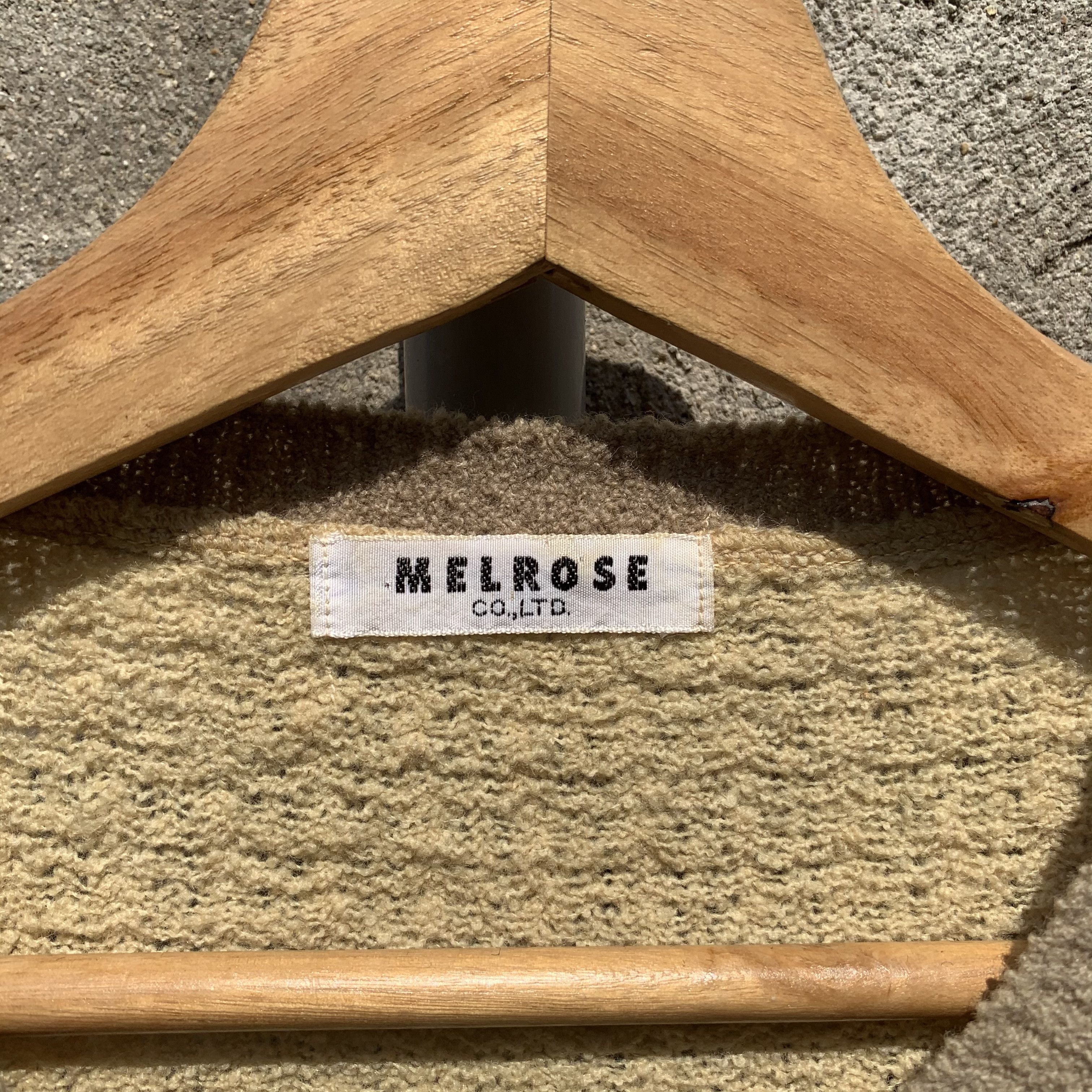 Japanese Brand Vintage Melrose Knit Jumper Cropped Cardigan Sweater Size M / US 6-8 / IT 42-44 - 6 Thumbnail