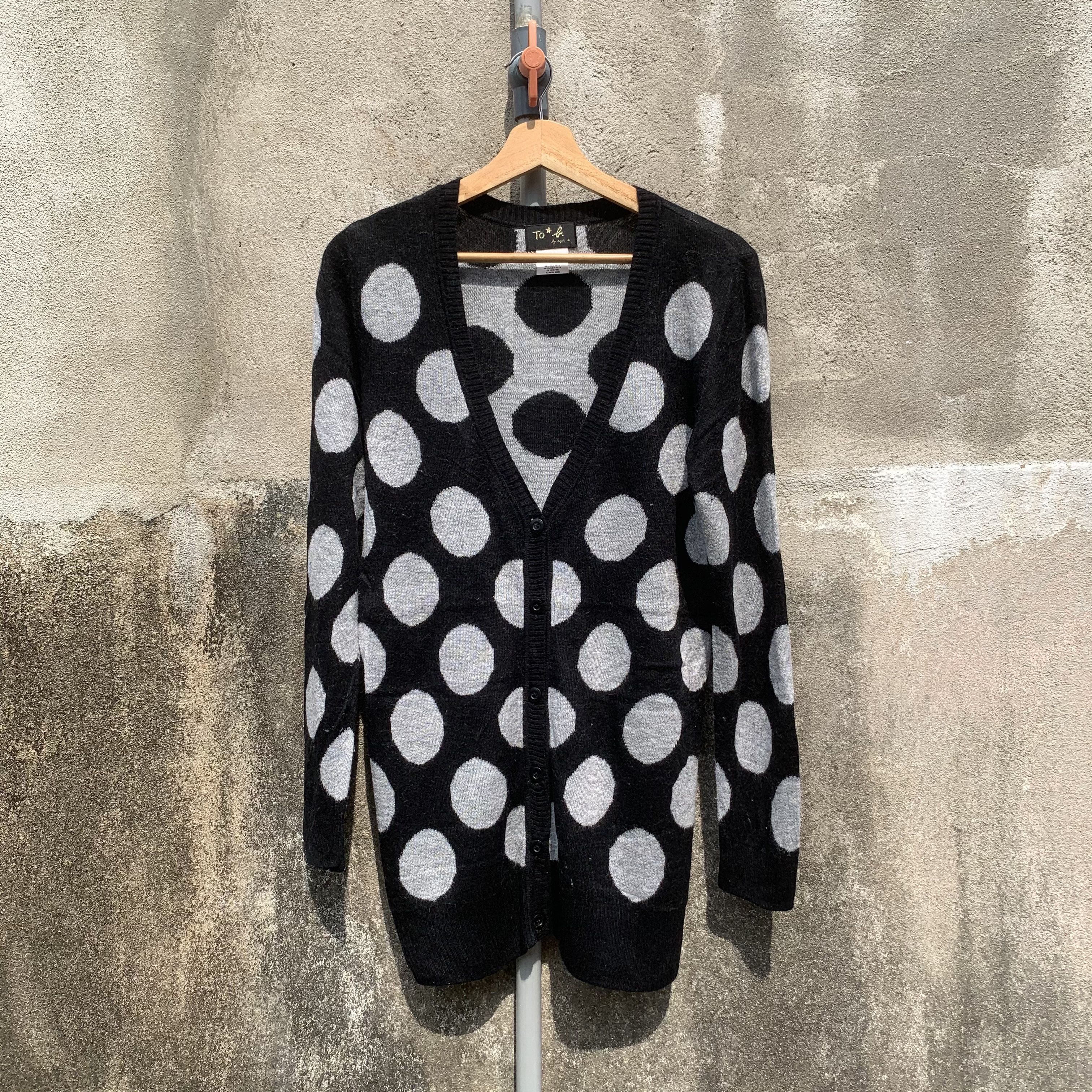 agnes b. Agnes B. Knit Jumper Circle PatternPulloverCardigan Sweater Size S / US 4 / IT 40 - 1 Thumbnail