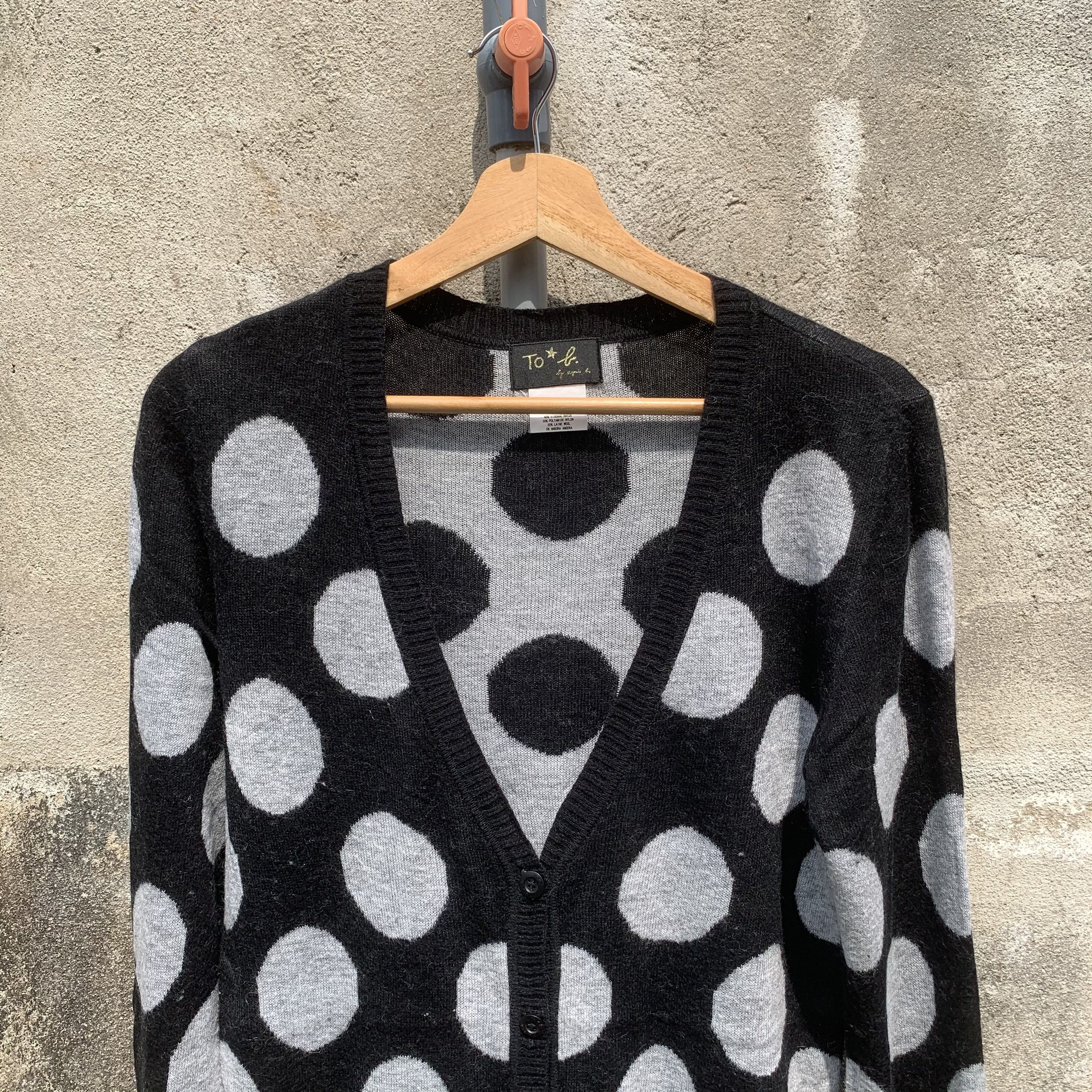 agnes b. Agnes B. Knit Jumper Circle PatternPulloverCardigan Sweater Size S / US 4 / IT 40 - 2 Thumbnail