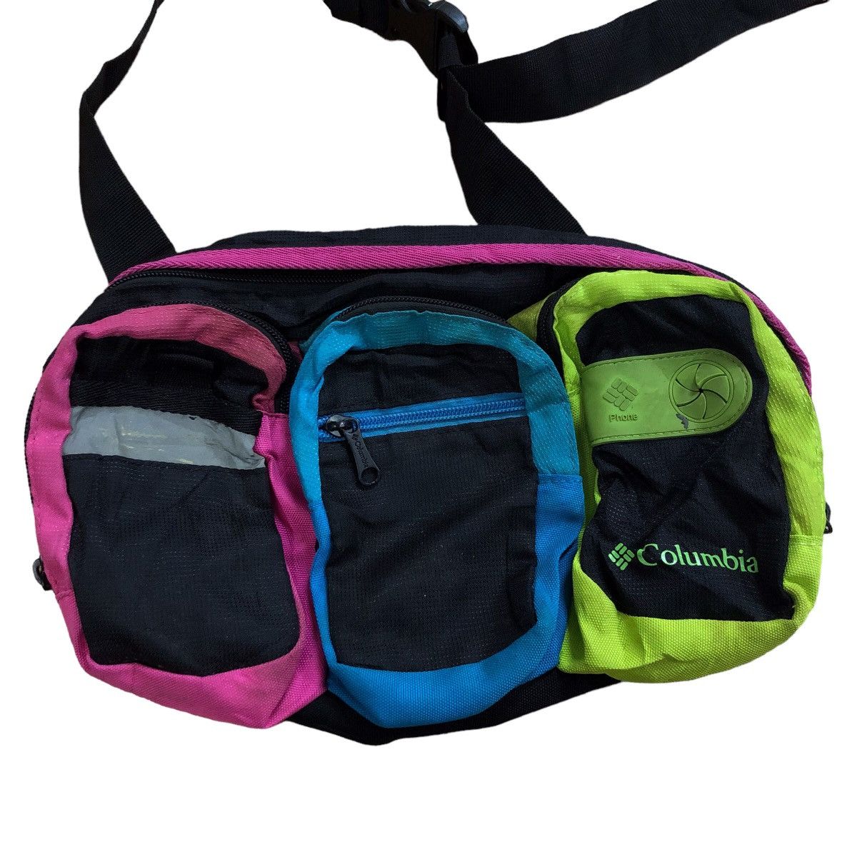 columbia multicolor outdoor waist bag