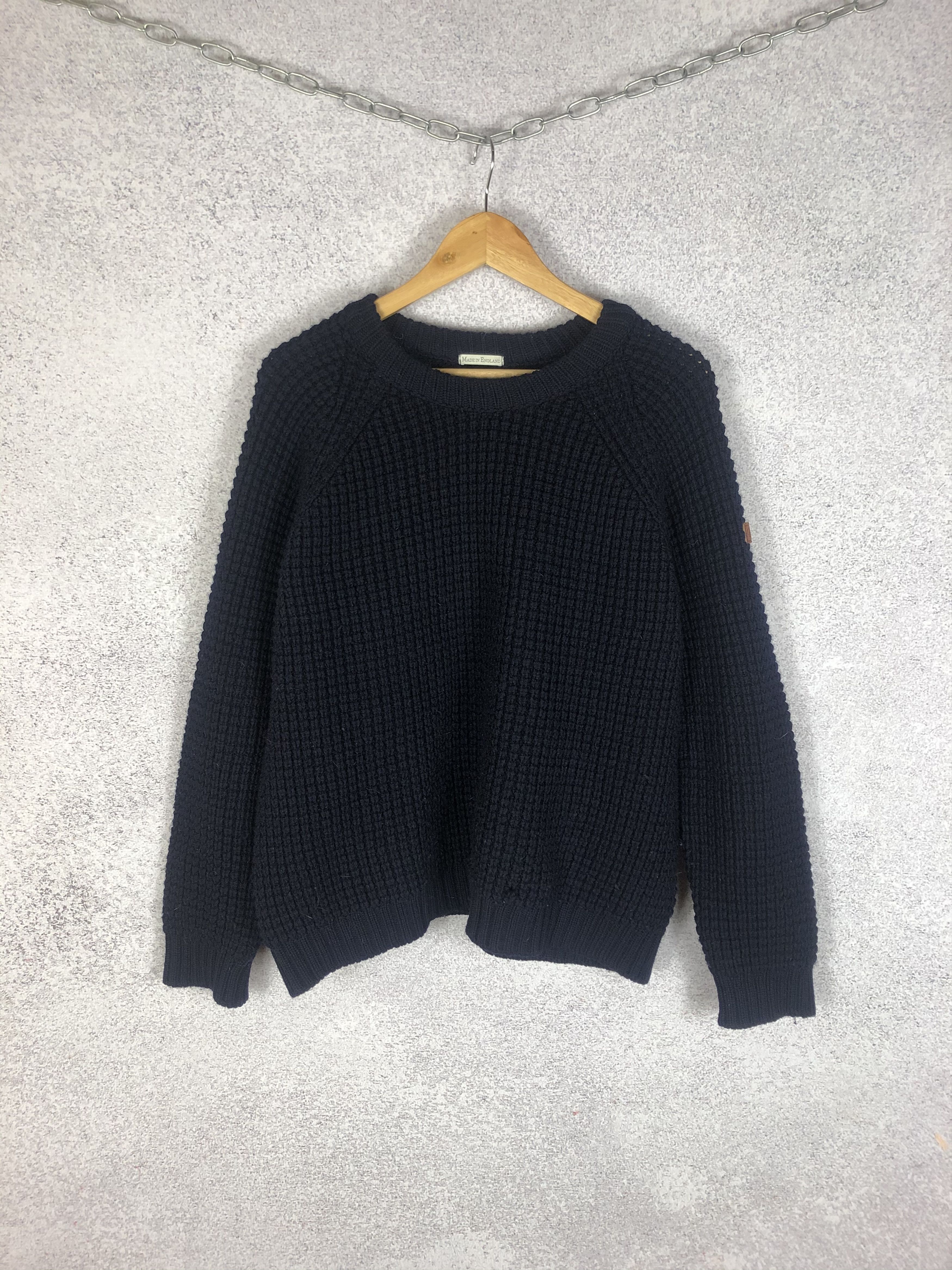 Peregrine Vintage Peregrine Waffle Knit Wool Sweater Size US L / EU 52-54 / 3 - 1 Thumbnail
