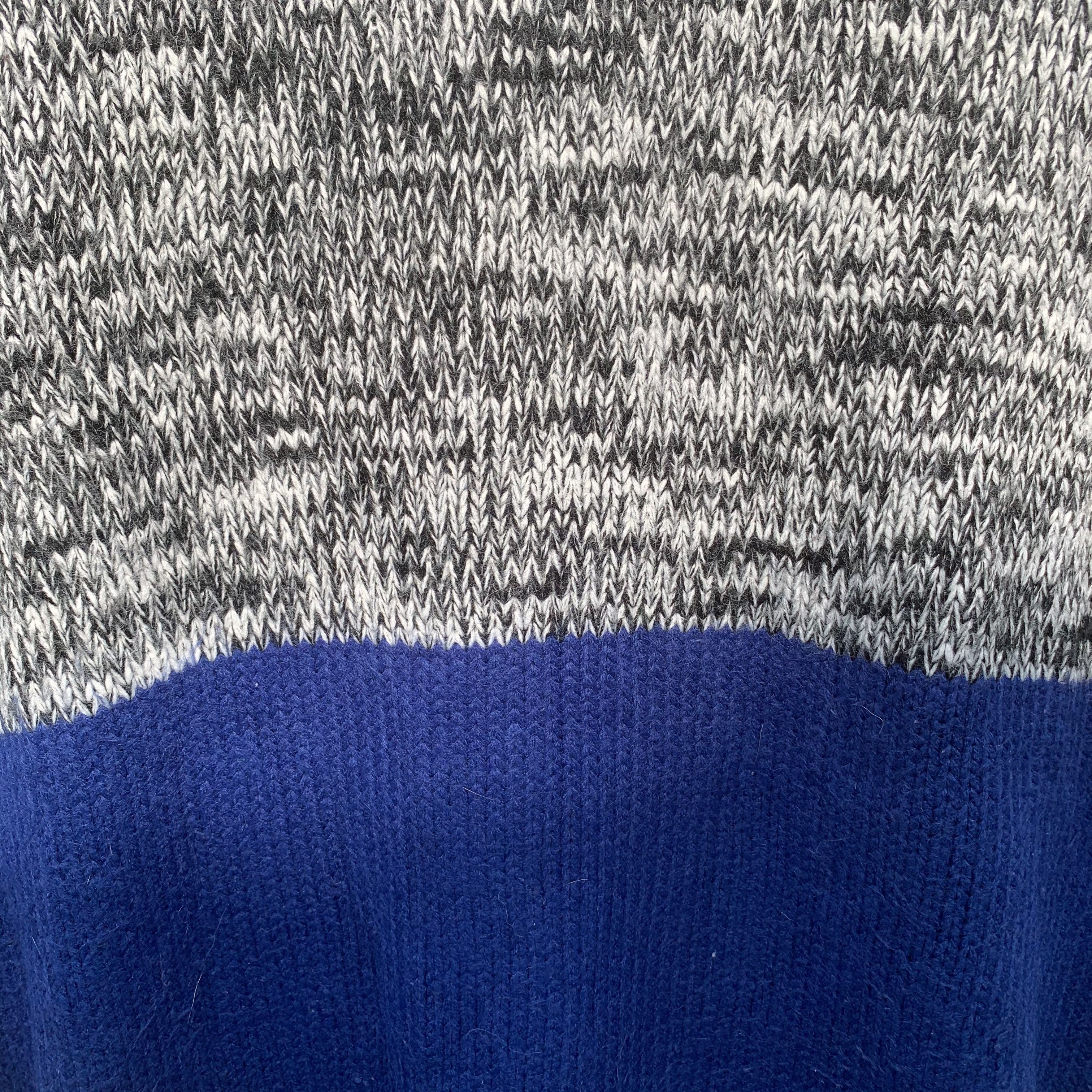Aran Isles Knitwear JAPANESE Knit Tricolor Baggy Jumper Pullover Sweater Size L / US 10 / IT 46 - 9 Thumbnail
