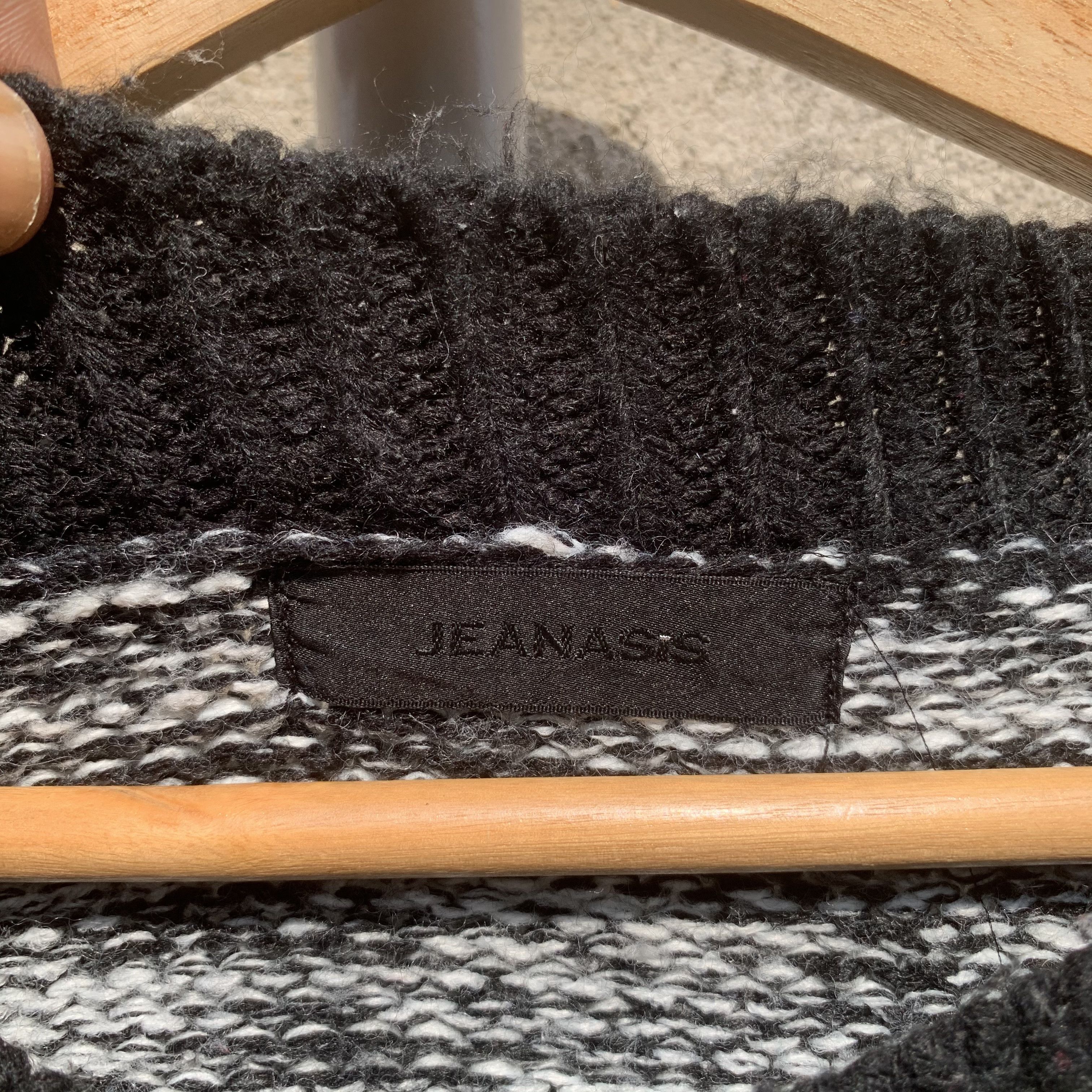 Aran Isles Knitwear JAPANESE Knit Tricolor Baggy Jumper Pullover Sweater Size L / US 10 / IT 46 - 5 Thumbnail