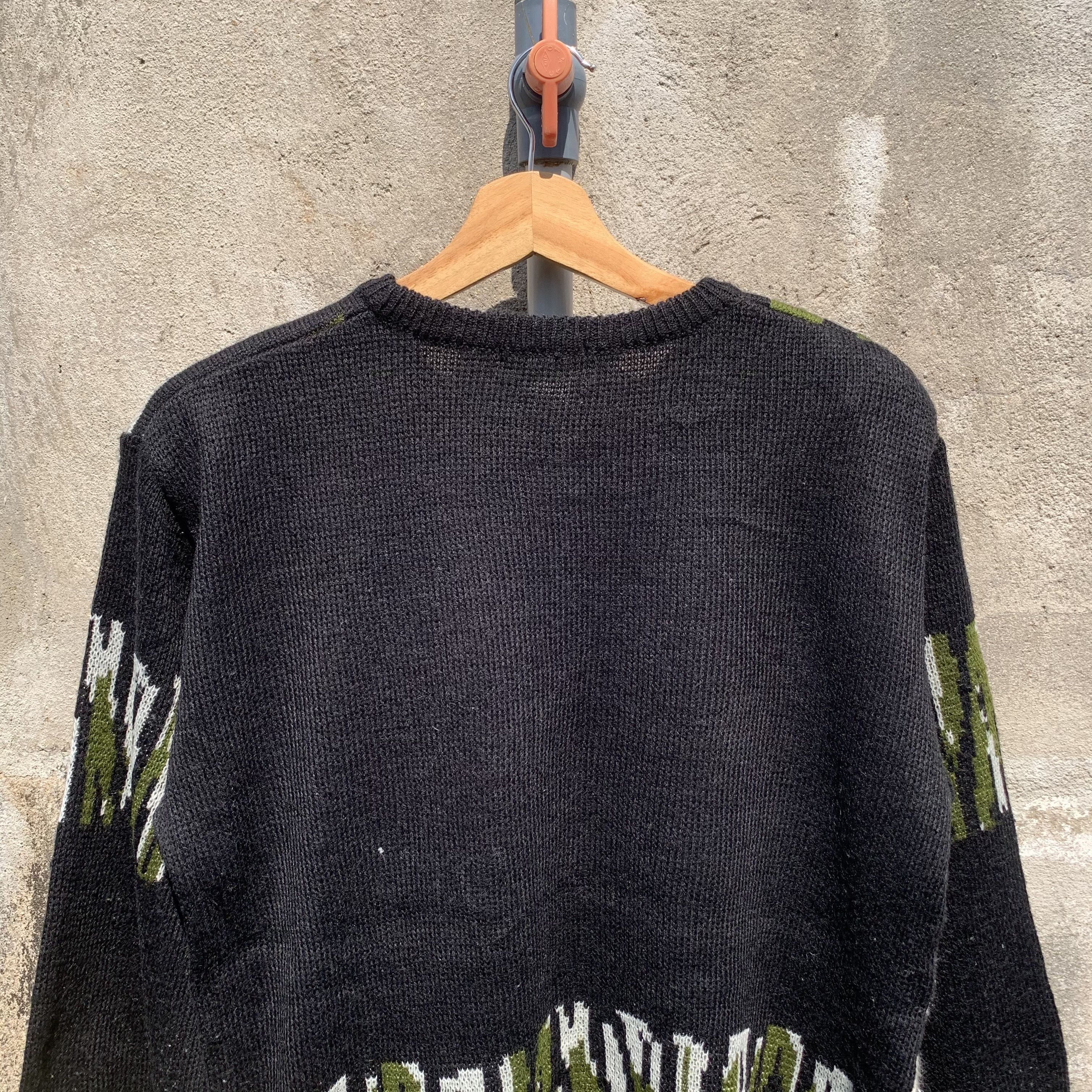 Vintage Vintage 90’s Grid Lagan Knit Jumper Double Breast Sweater Size M / US 6-8 / IT 42-44 - 12 Thumbnail