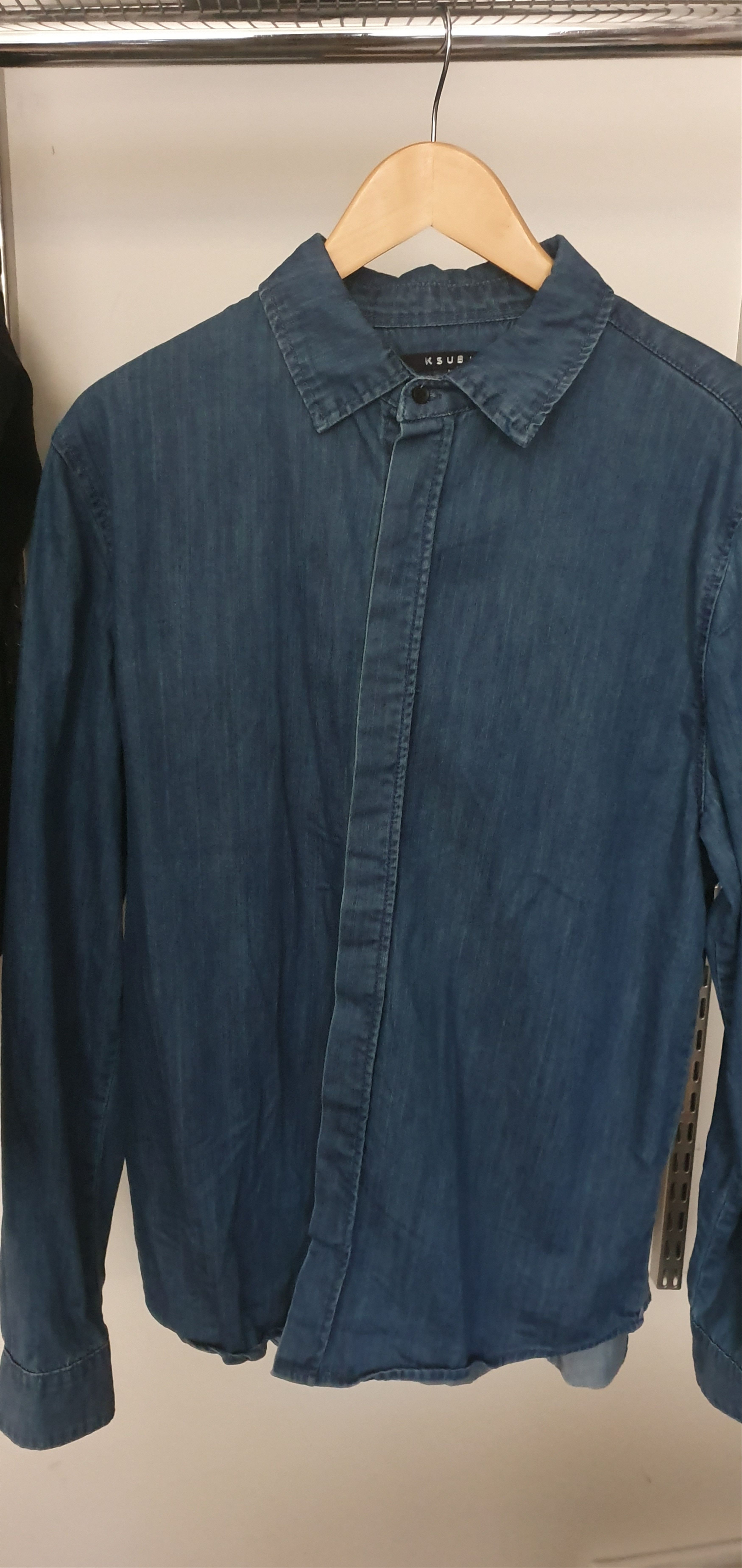 Ksubi Exit Dust Chambray Shirt Size US M / EU 48-50 / 2 - 5 Thumbnail