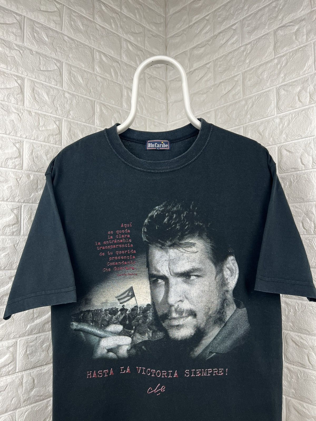 Band Tees × Vintage Che Guevara Vintage T shirt , Hasta La Victoria Size US XL / EU 56 / 4 - 2 Thumbnail