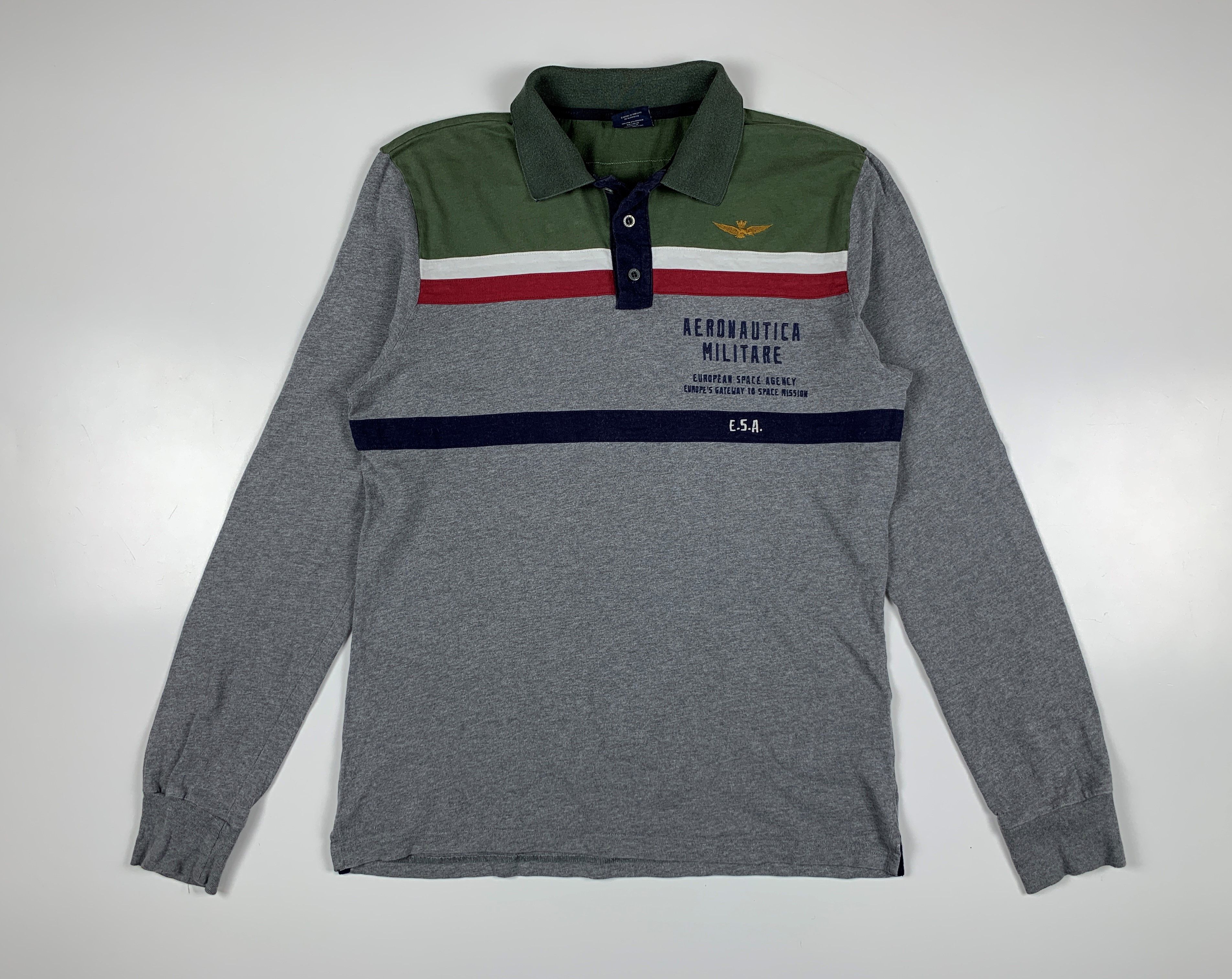 Aeronautica Militare Aeronautica Militare Polo Long Sleeve T-shirt Size US L / EU 52-54 / 3 - 1 Thumbnail