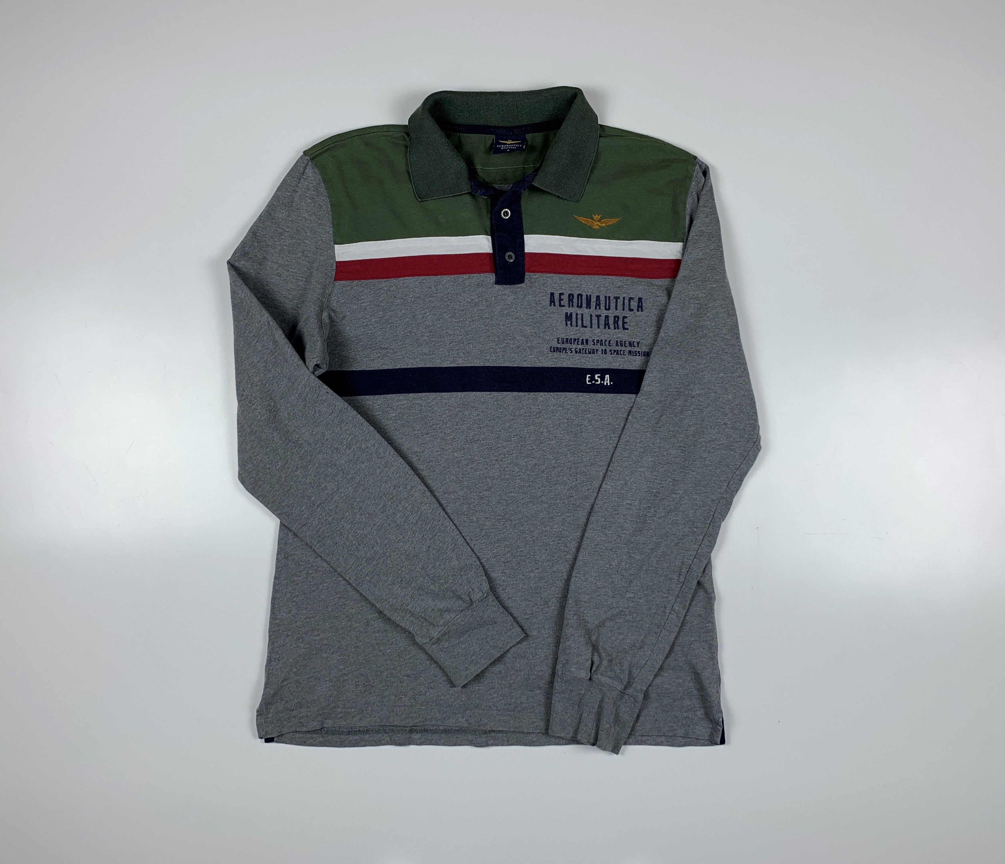 Aeronautica Militare Aeronautica Militare Polo Long Sleeve T-shirt Size US L / EU 52-54 / 3 - 2 Thumbnail