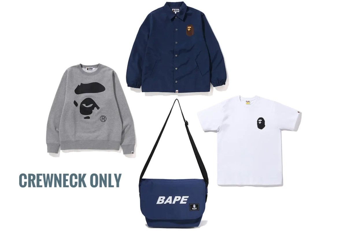 Bape BAPE Happy New Year Men's Classic Crewneck (SS23) Grey Size US S / EU 44-46 / 1 - 6 Thumbnail