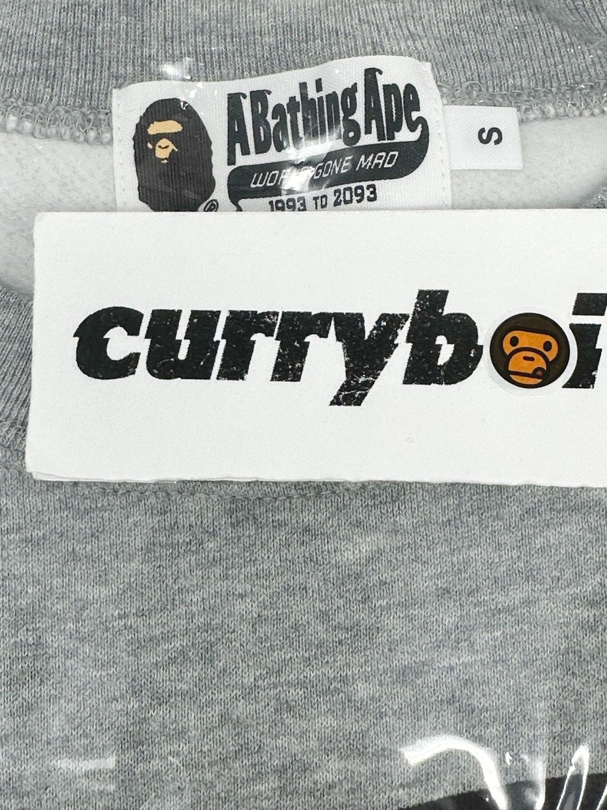 Bape BAPE Happy New Year Men's Classic Crewneck (SS23) Grey Size US S / EU 44-46 / 1 - 8 Thumbnail