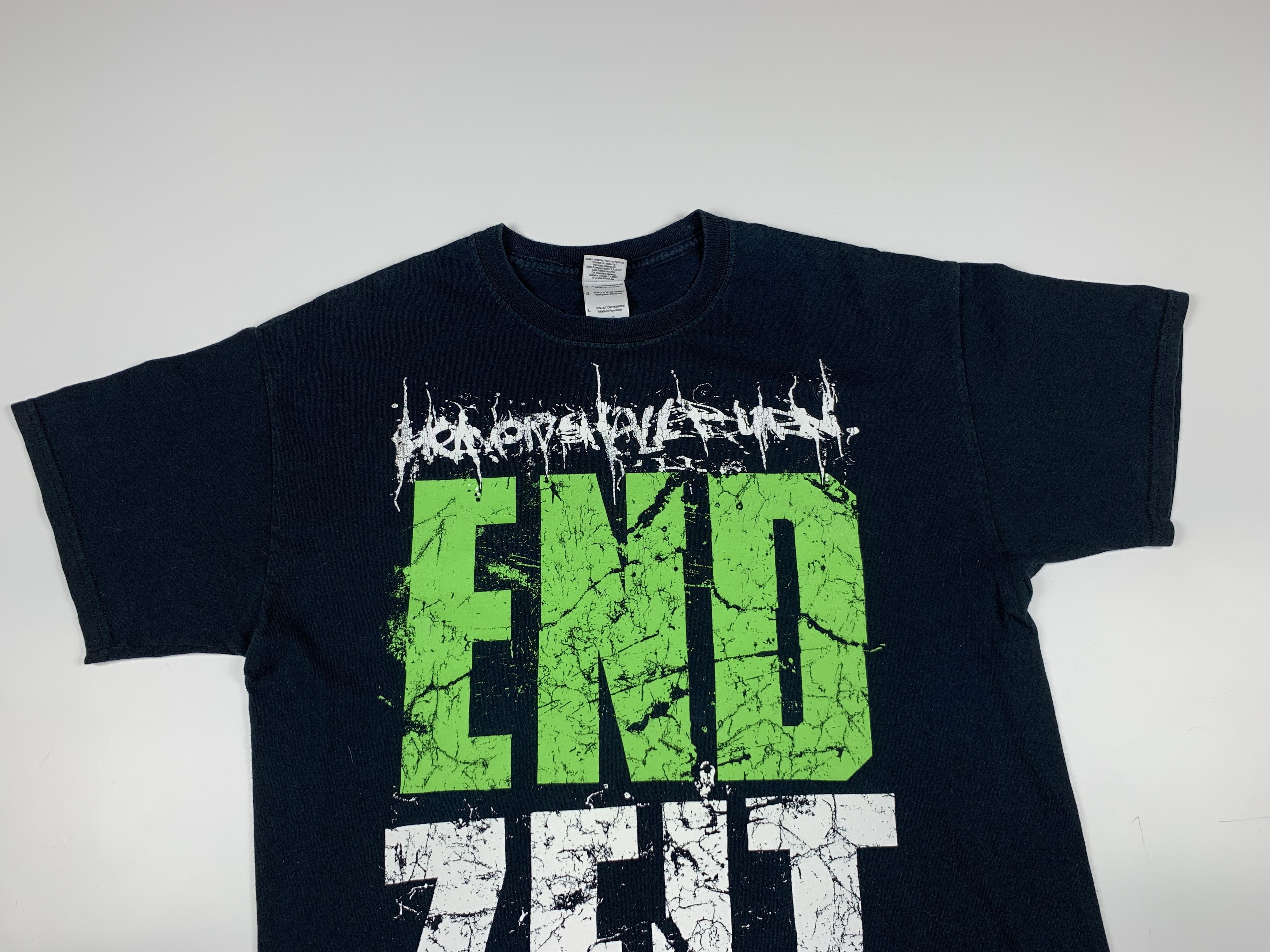 Band Tees Heaven Shall Burn Endzeit Gildan Men's T-shirt Size US L / EU 52-54 / 3 - 2 Thumbnail