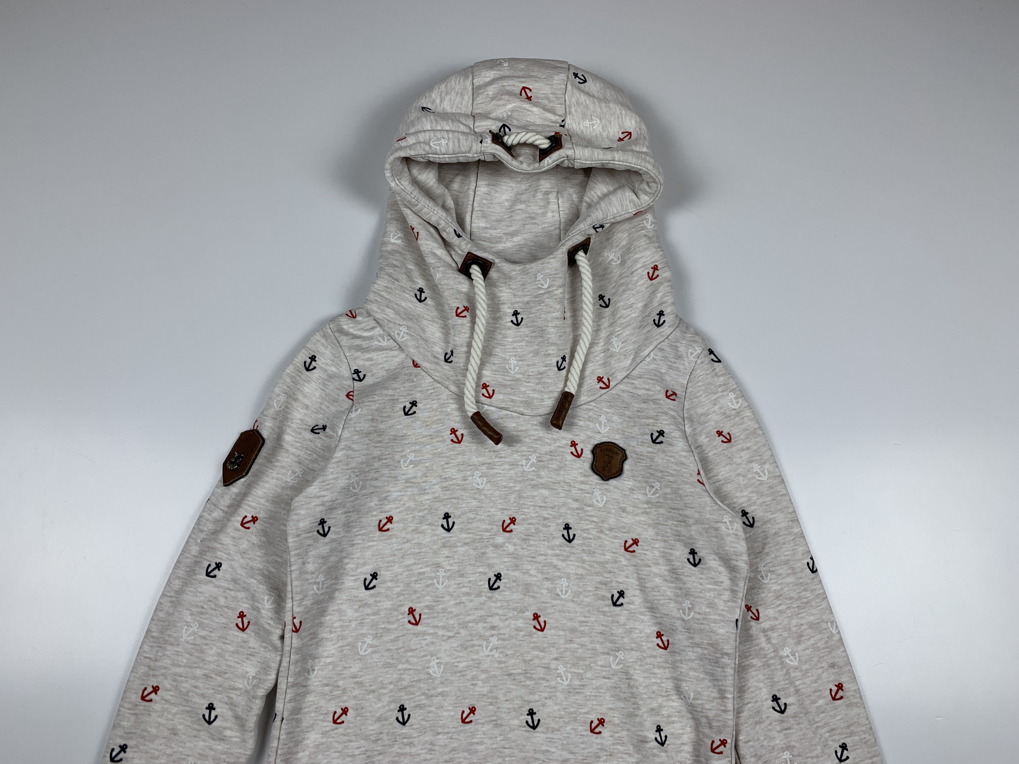Naketano Naketano Small Ankor Print Wmn's Hoodie Size S / US 4 / IT 40 - 2 Thumbnail
