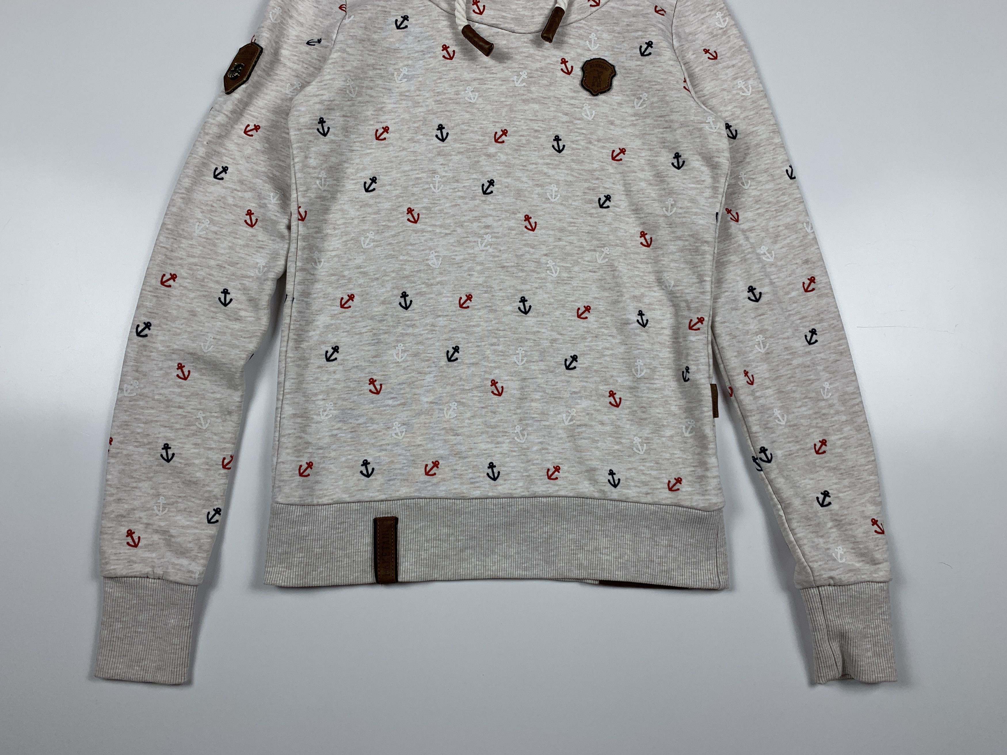 Naketano Naketano Small Ankor Print Wmn's Hoodie Size S / US 4 / IT 40 - 3 Thumbnail