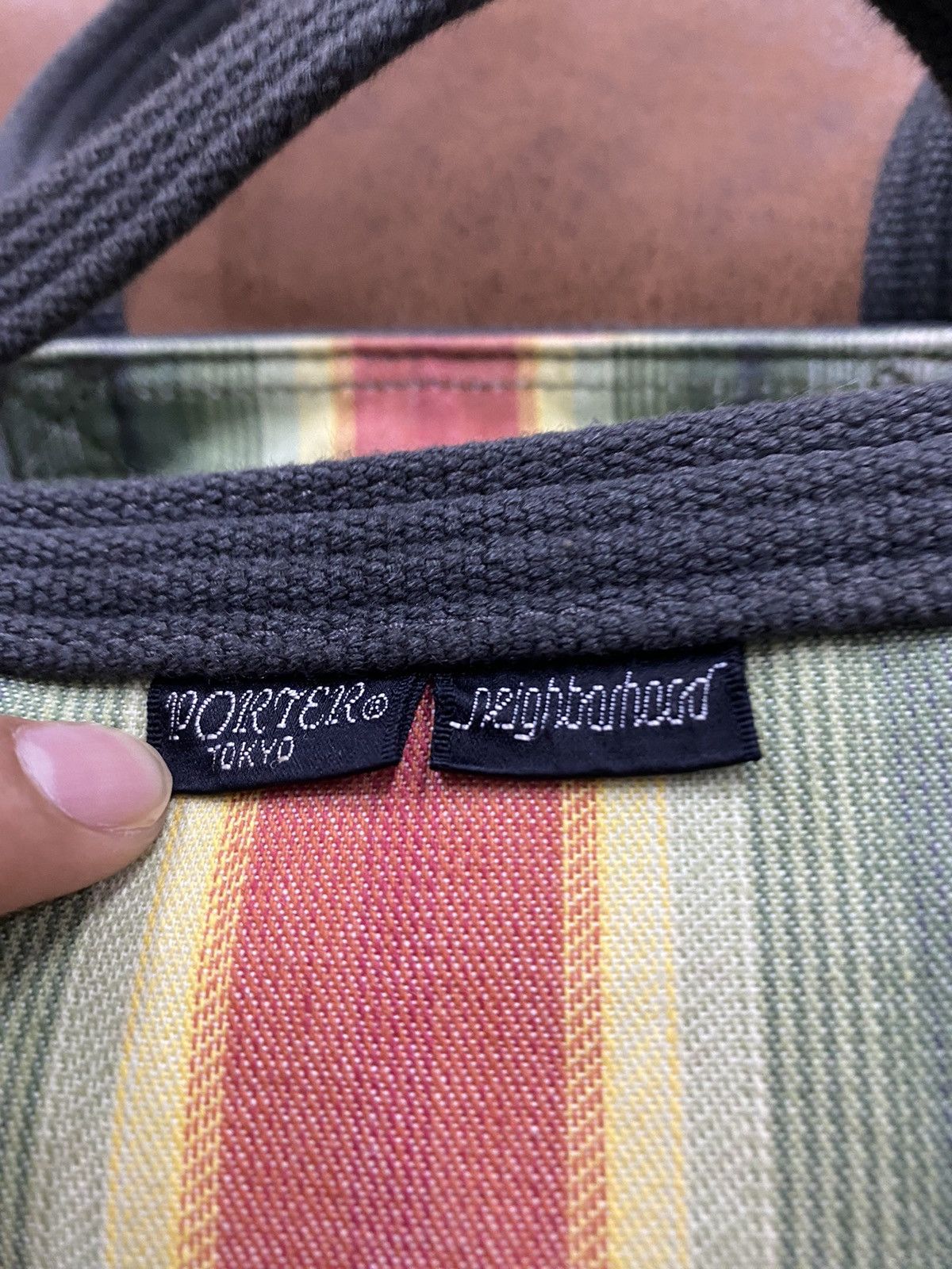 Neighborhood Yoshida Porter x Neighborhood тм Logo Mini Tote Bag Size ONE SIZE - 3 Thumbnail
