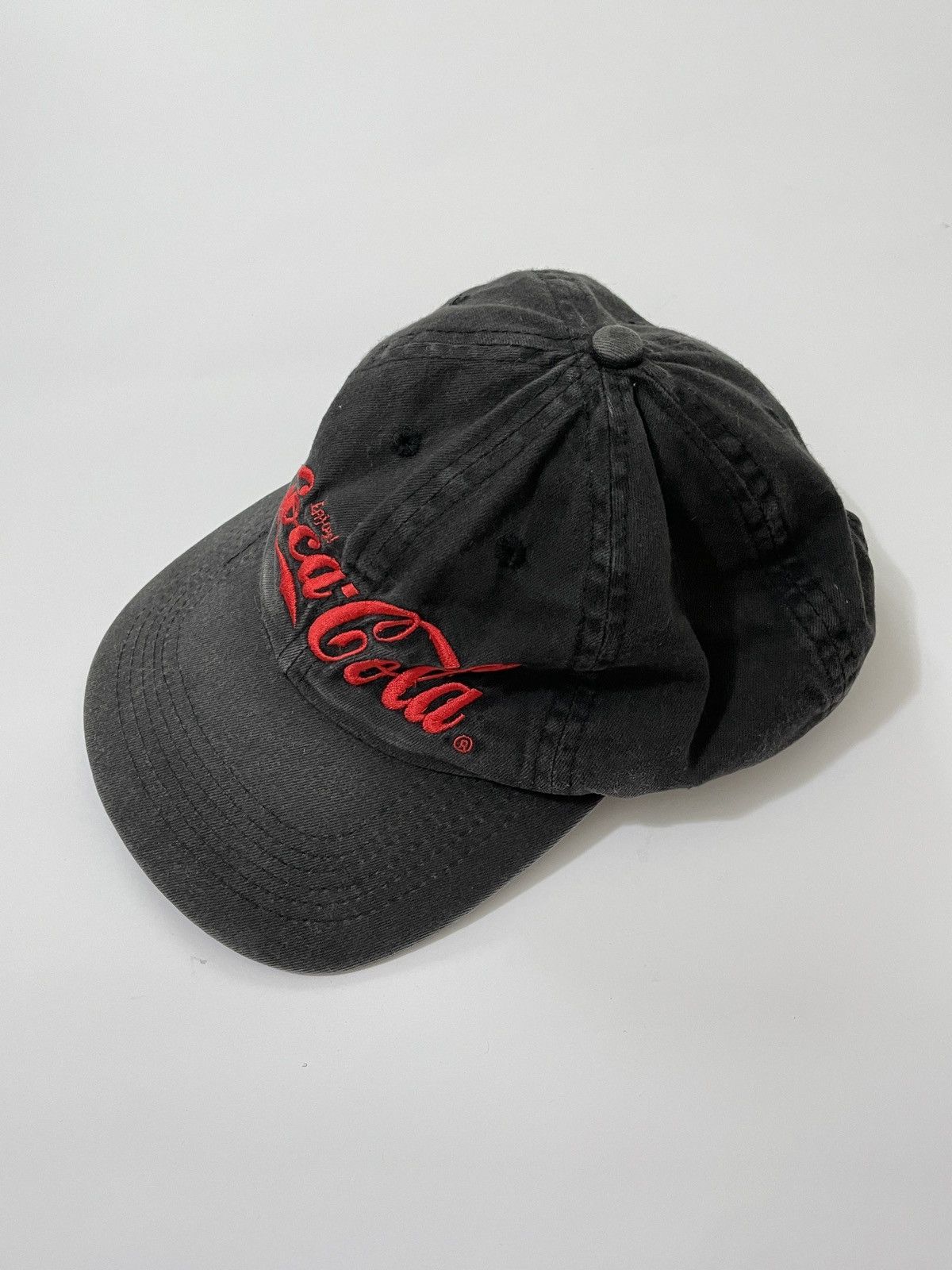 Coca Cola Vintage Coca Cola Embroidered Logo Cap Size ONE SIZE - 3 Thumbnail