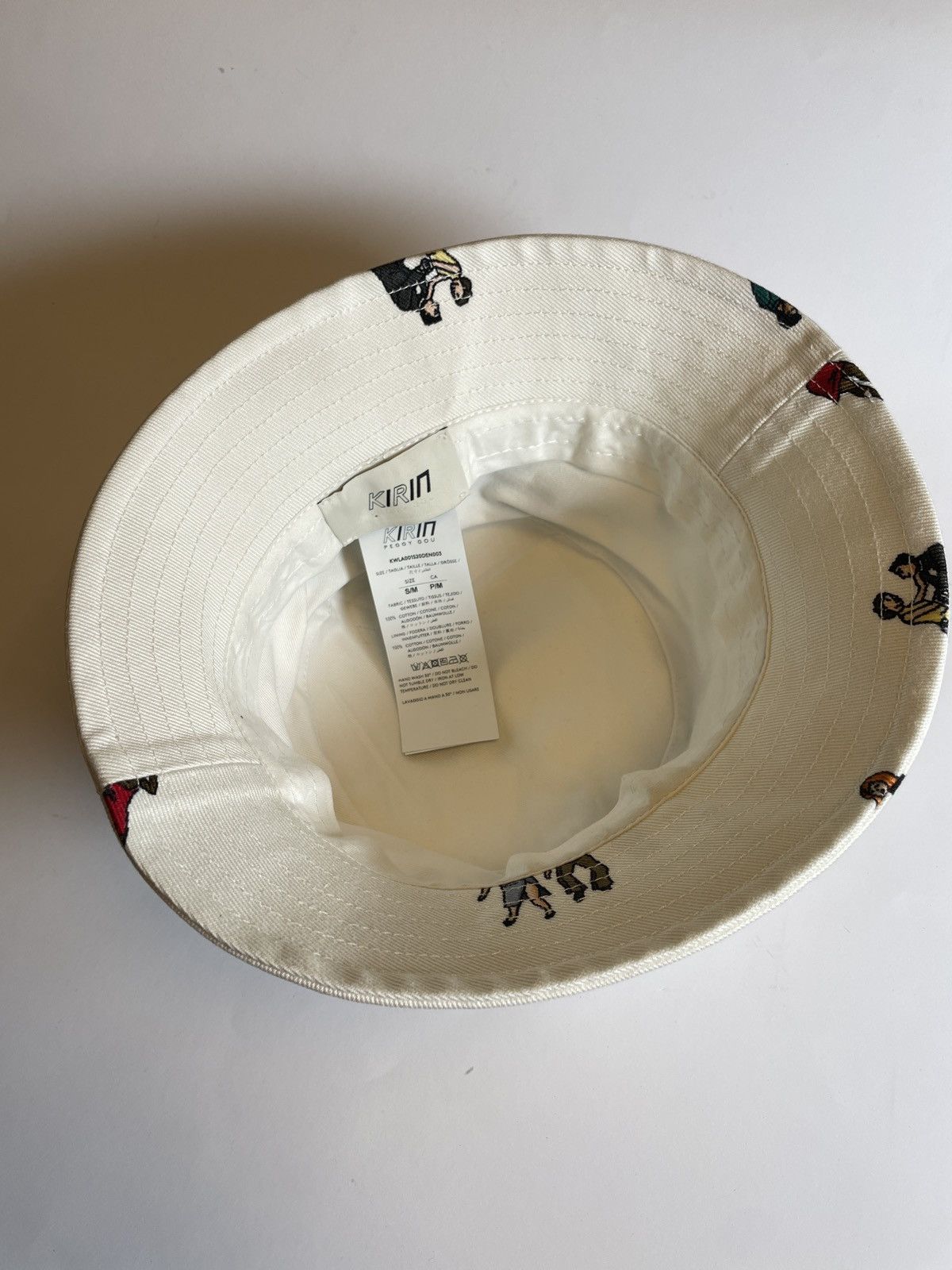 Other Kirin Peggy Gou Dancers White Bucket Hat Size ONE SIZE - 6 Thumbnail
