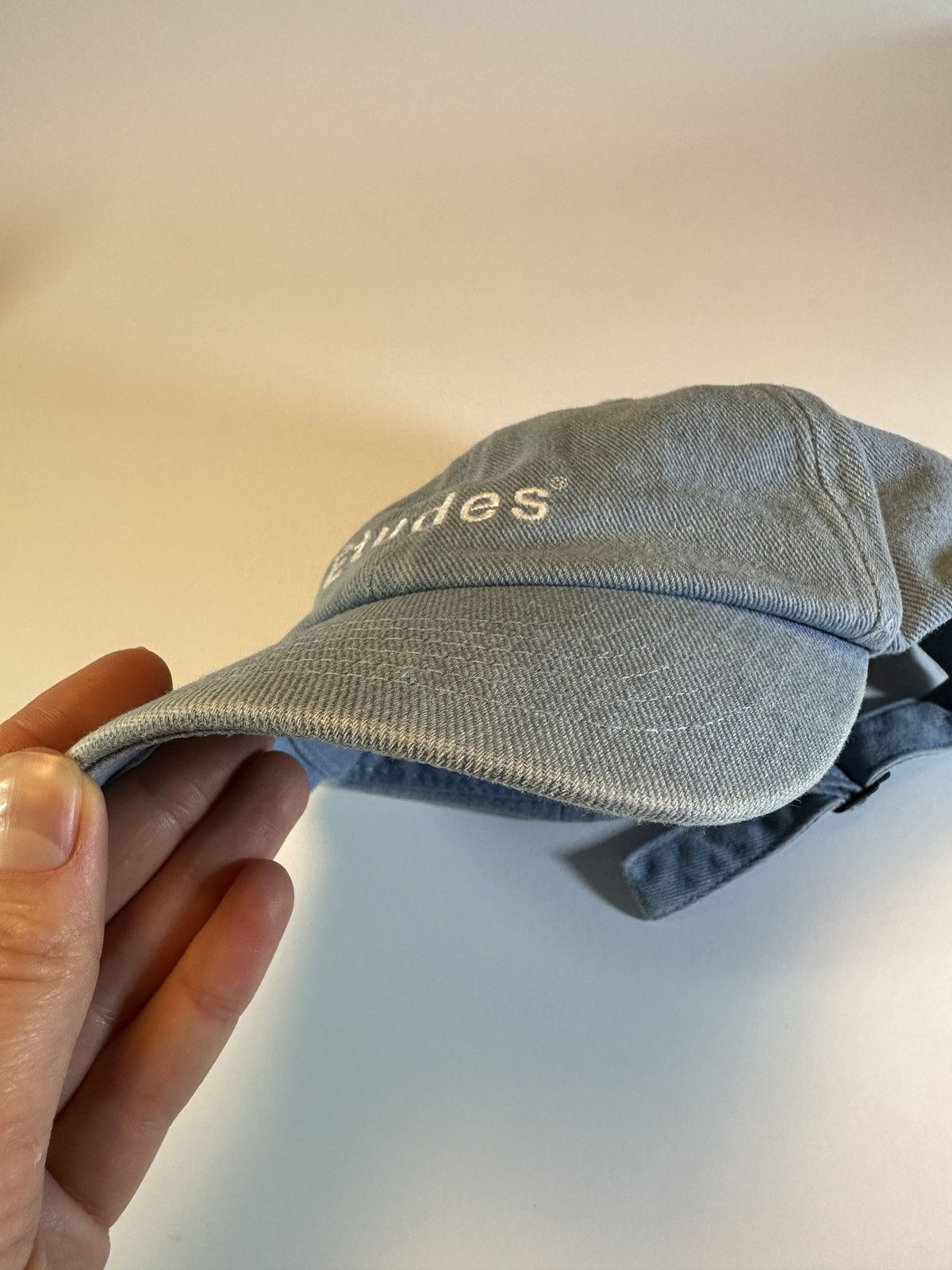 Etudes Etudes Blue Denim Booster Cap Size ONE SIZE - 7 Thumbnail