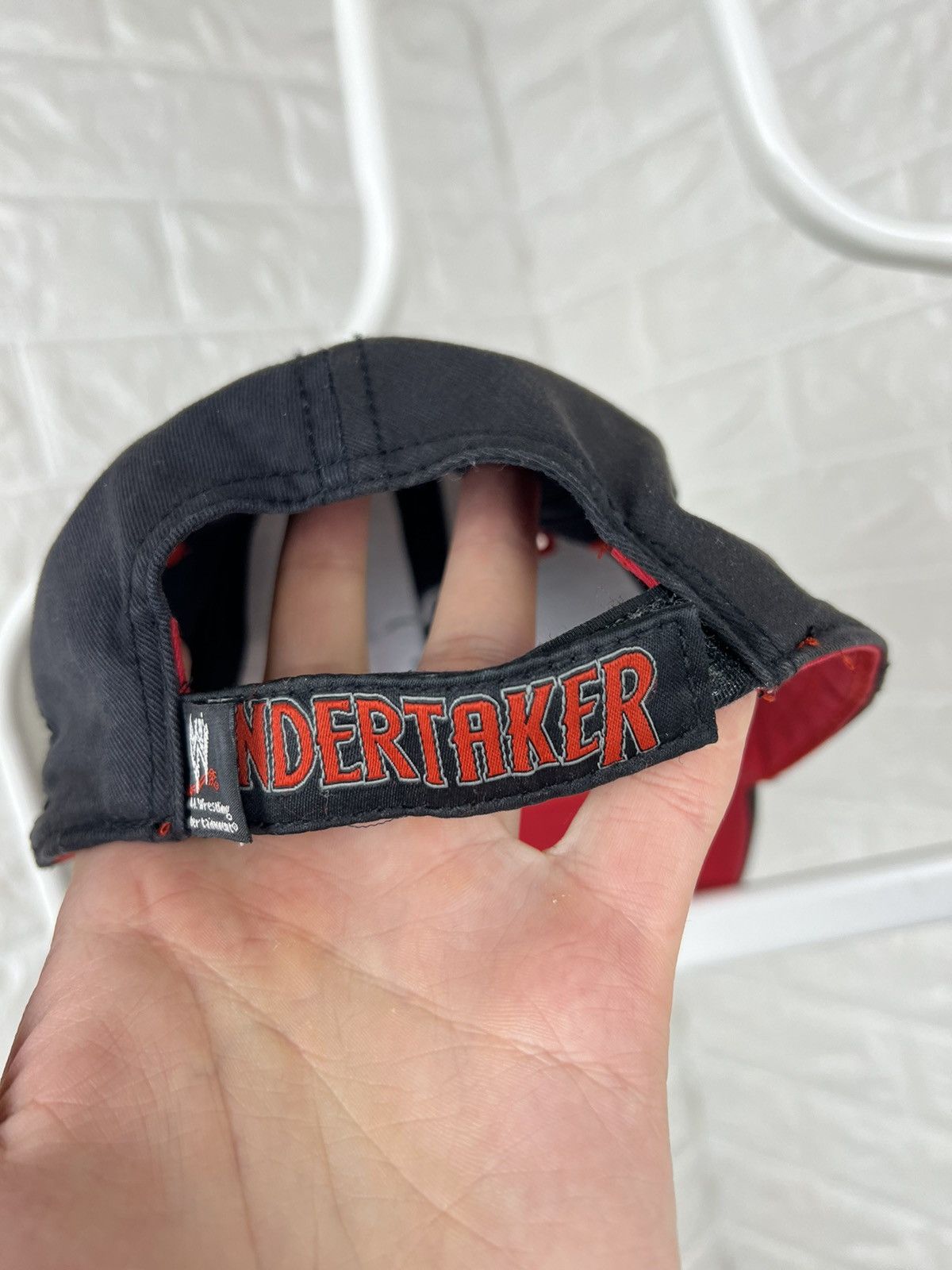 Vintage × WWE × WWF Vintage Wwe Wwf Undertaker Cap Size ONE SIZE - 8 Thumbnail