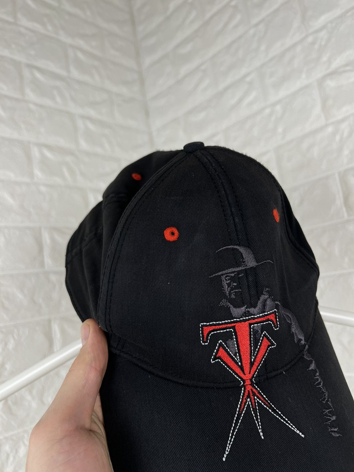 Vintage × WWE × WWF Vintage Wwe Wwf Undertaker Cap Size ONE SIZE - 2 Thumbnail