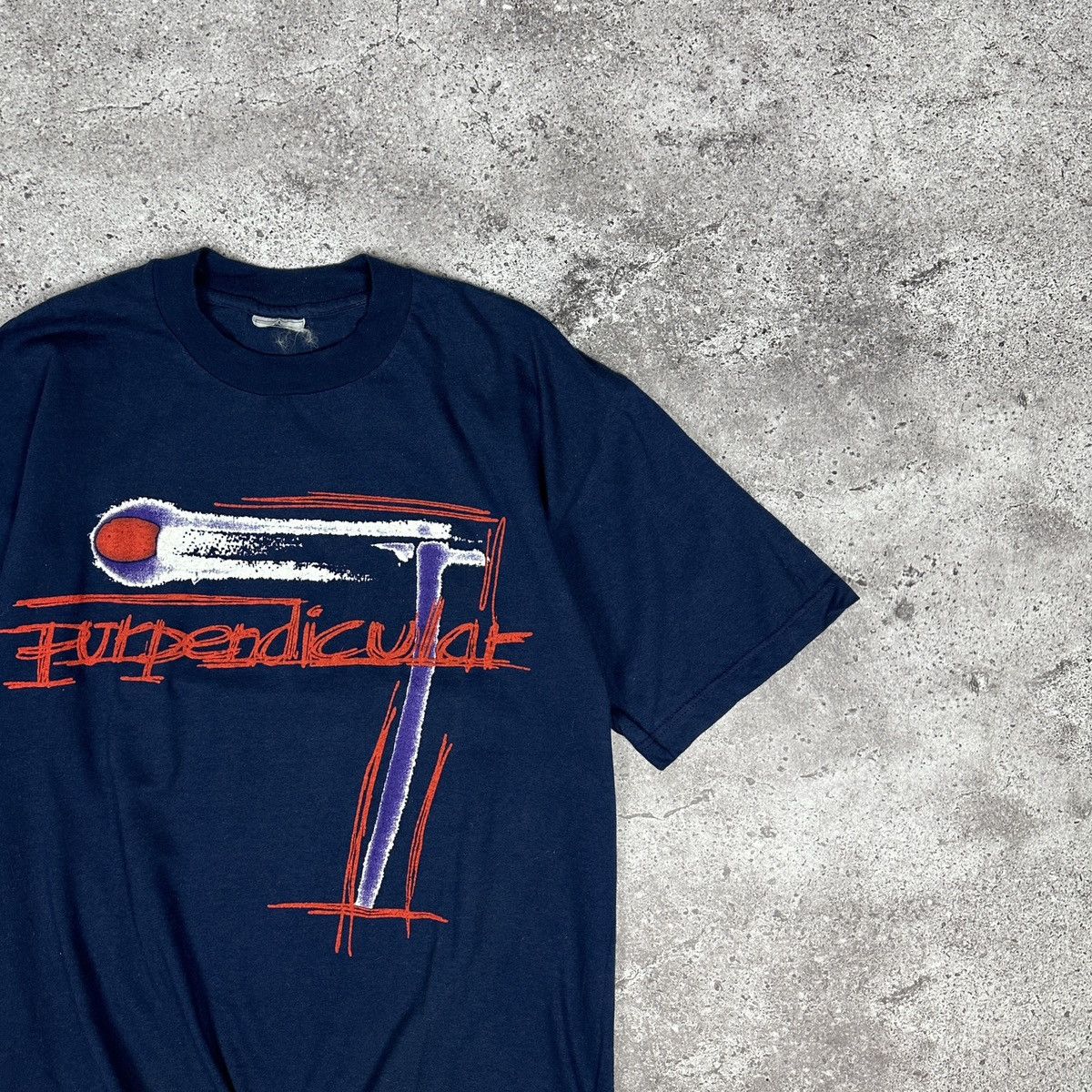 Band Tees Vintage 90s Purpendicular World Tour tee Deep Purple rock Size US L / EU 52-54 / 3 - 3 Thumbnail