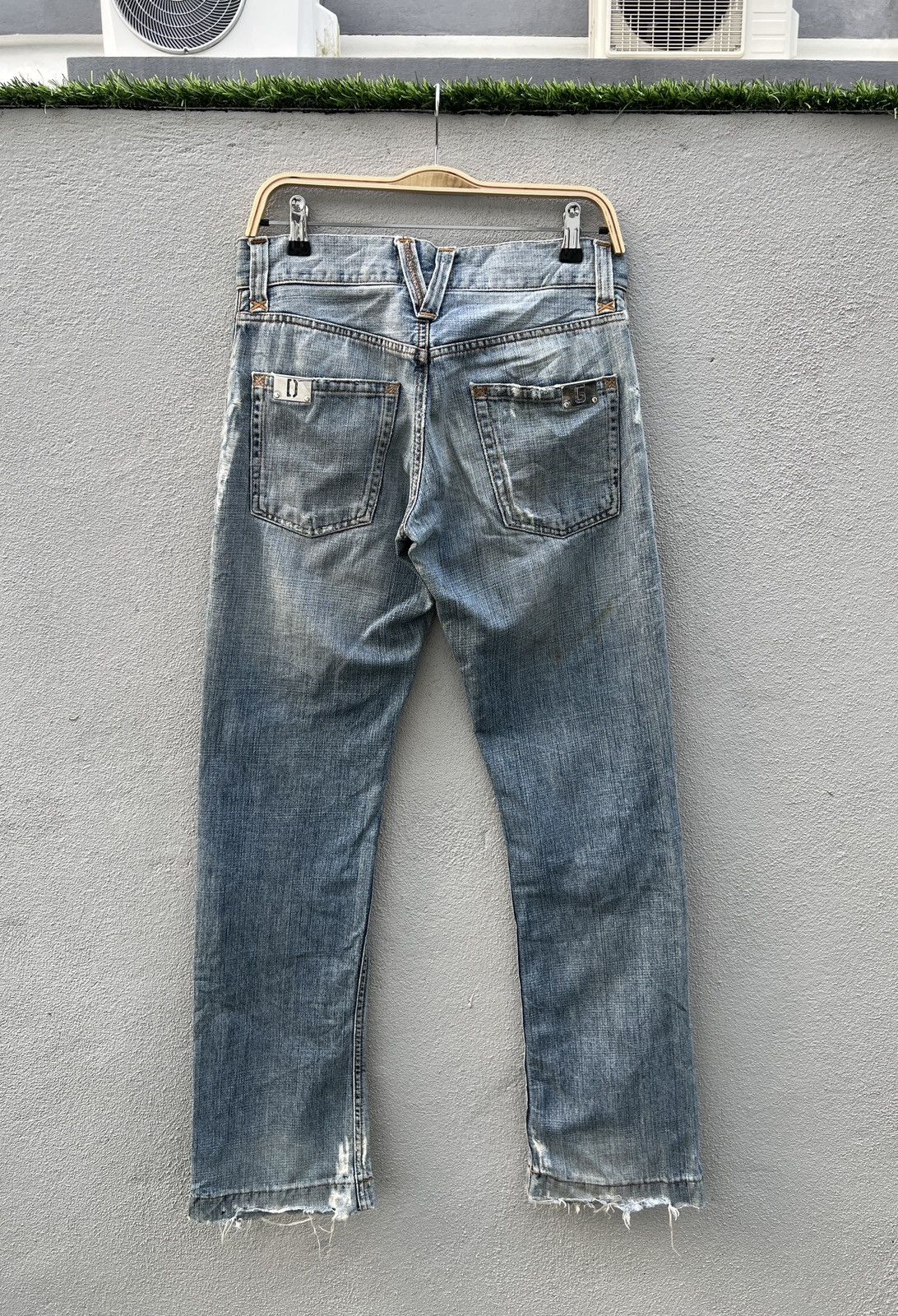 Dolce & Gabbana D&G Boot Cut Distressed Jeans Pants Size US 31 - 2 Thumbnail