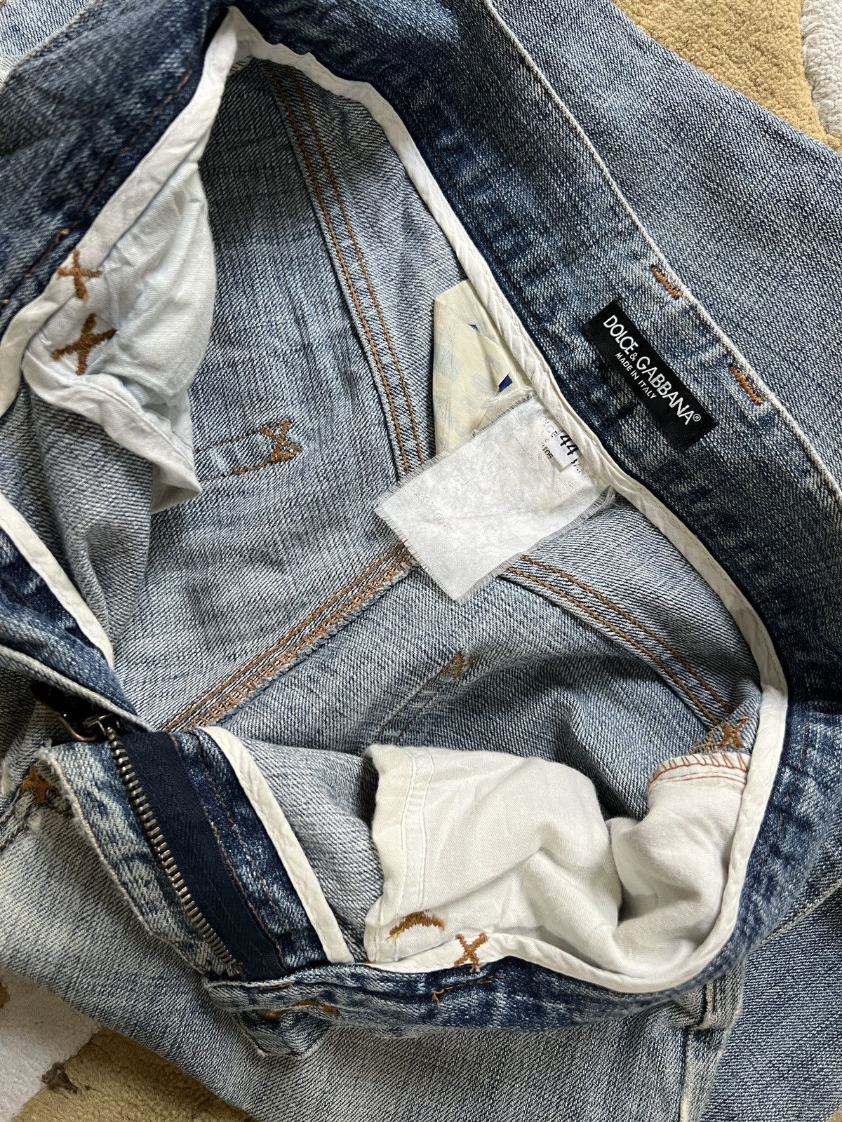 Dolce & Gabbana D&G Boot Cut Distressed Jeans Pants Size US 31 - 11 Thumbnail