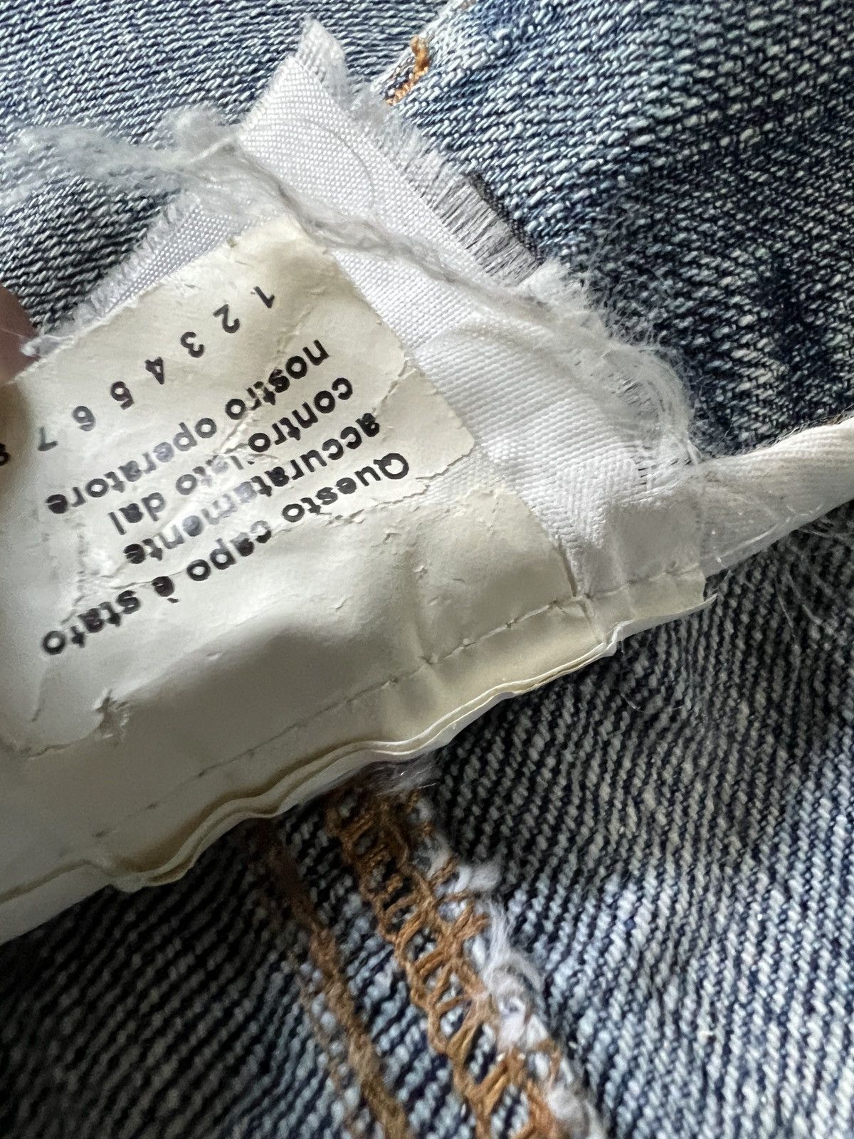 Dolce & Gabbana D&G Boot Cut Distressed Jeans Pants Size US 31 - 14 Thumbnail