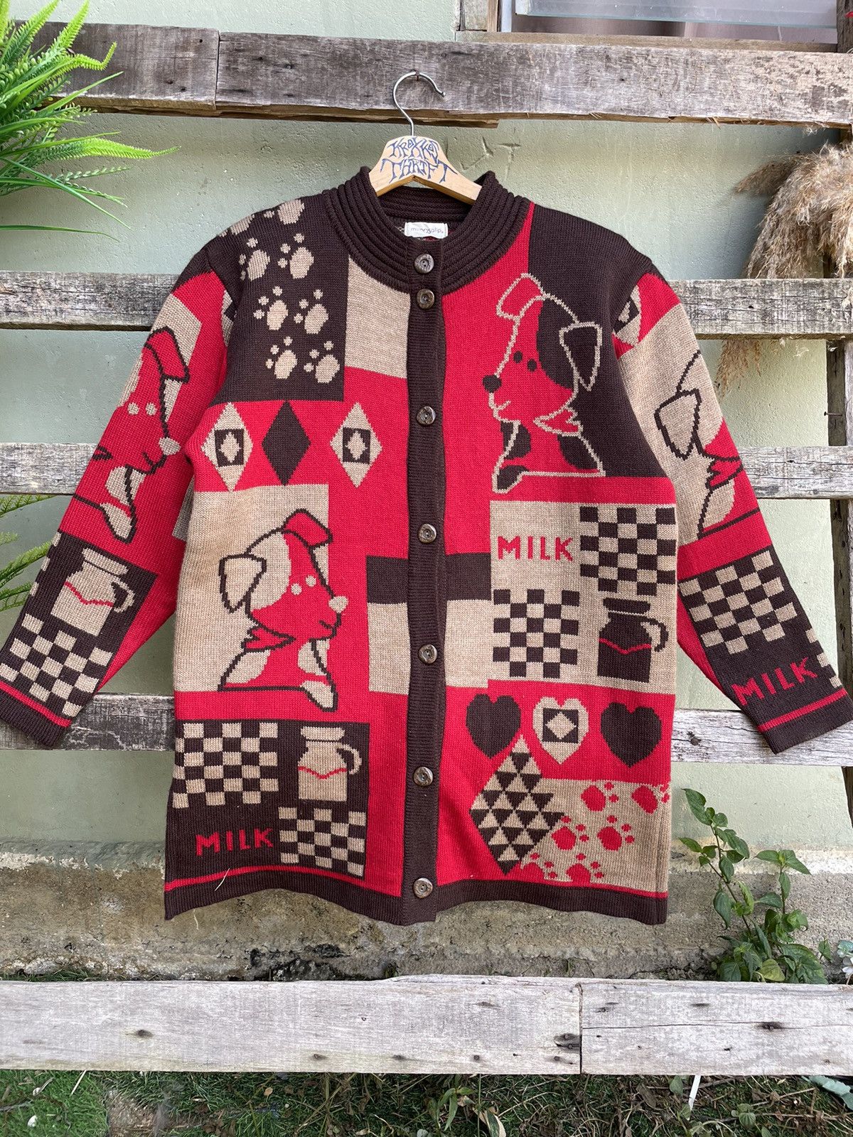💥Vintage MimoSalip Animal Knitwear Japan
