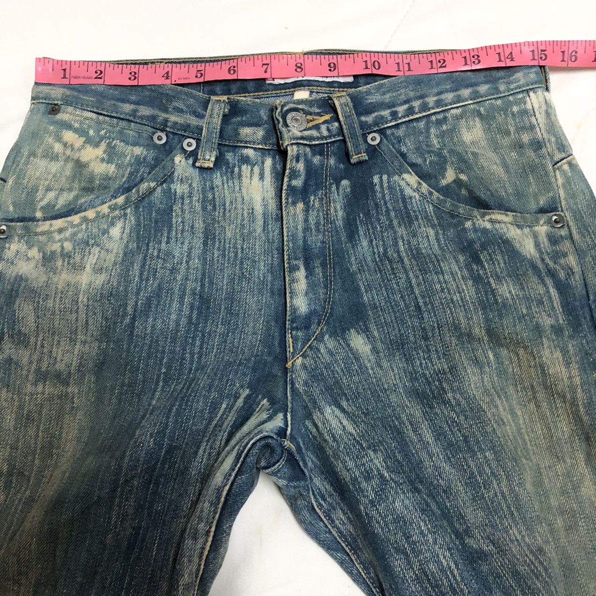 Levi's × Vintage Vintage Levi’s Engineered Tight 3-Quarter Denim Size US 30 / EU 46 - 7 Thumbnail