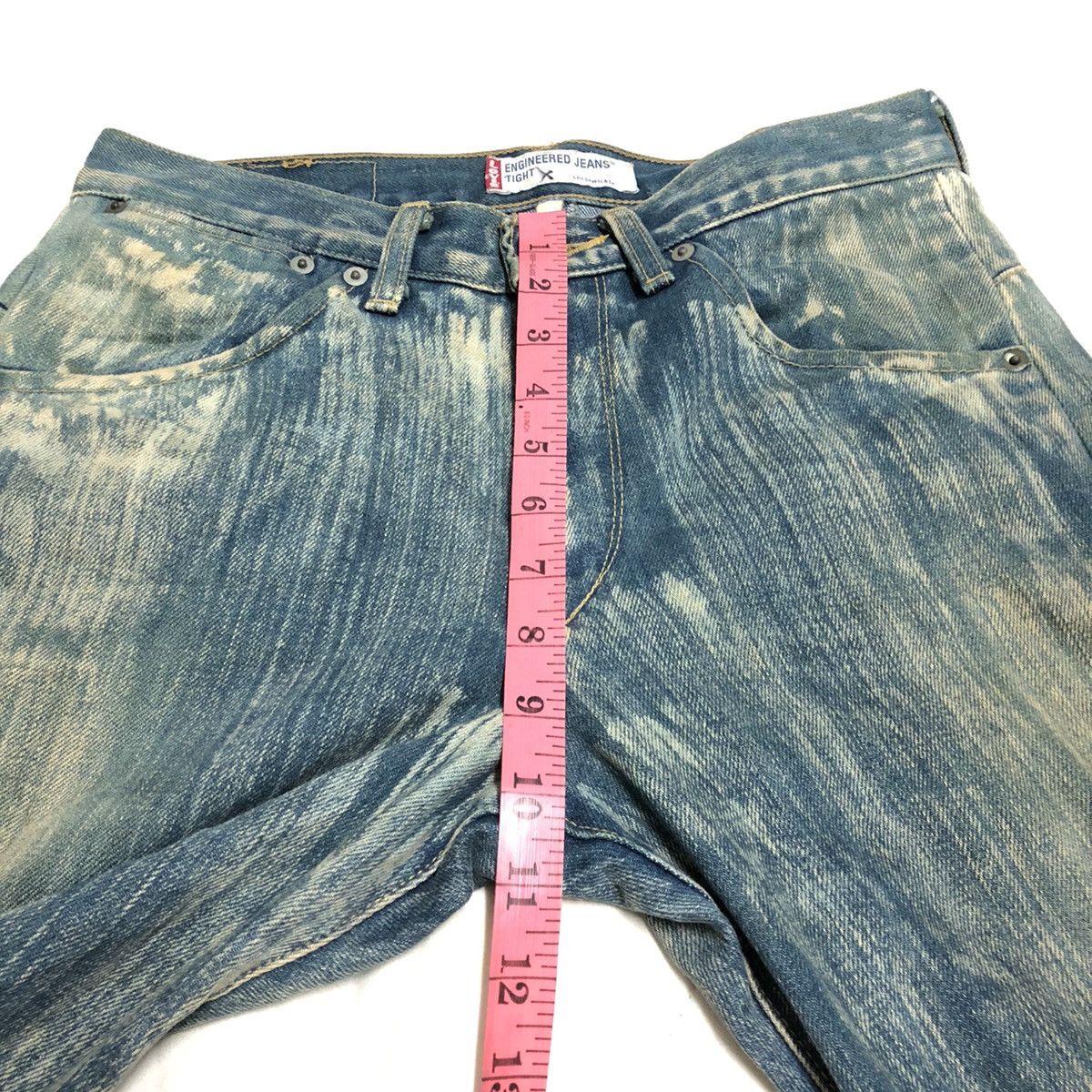 Levi's × Vintage Vintage Levi’s Engineered Tight 3-Quarter Denim Size US 30 / EU 46 - 8 Thumbnail