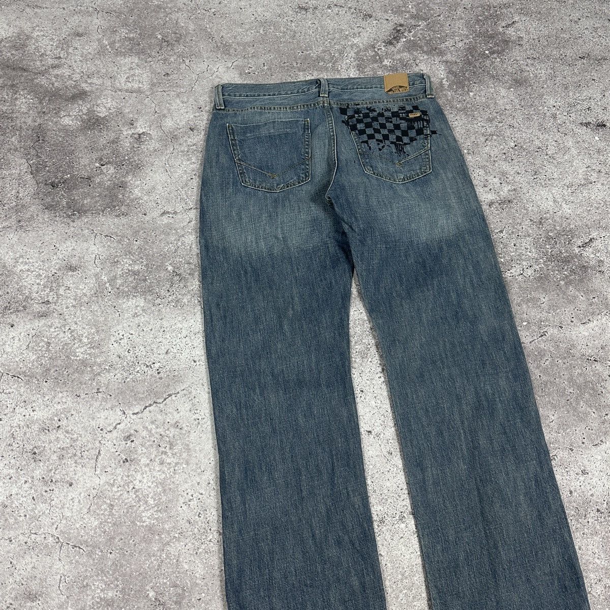 Vans Vintage 00s Vans Checker M straight indigo PP jeans Y2K OG Size US 34 / EU 50 - 3 Thumbnail
