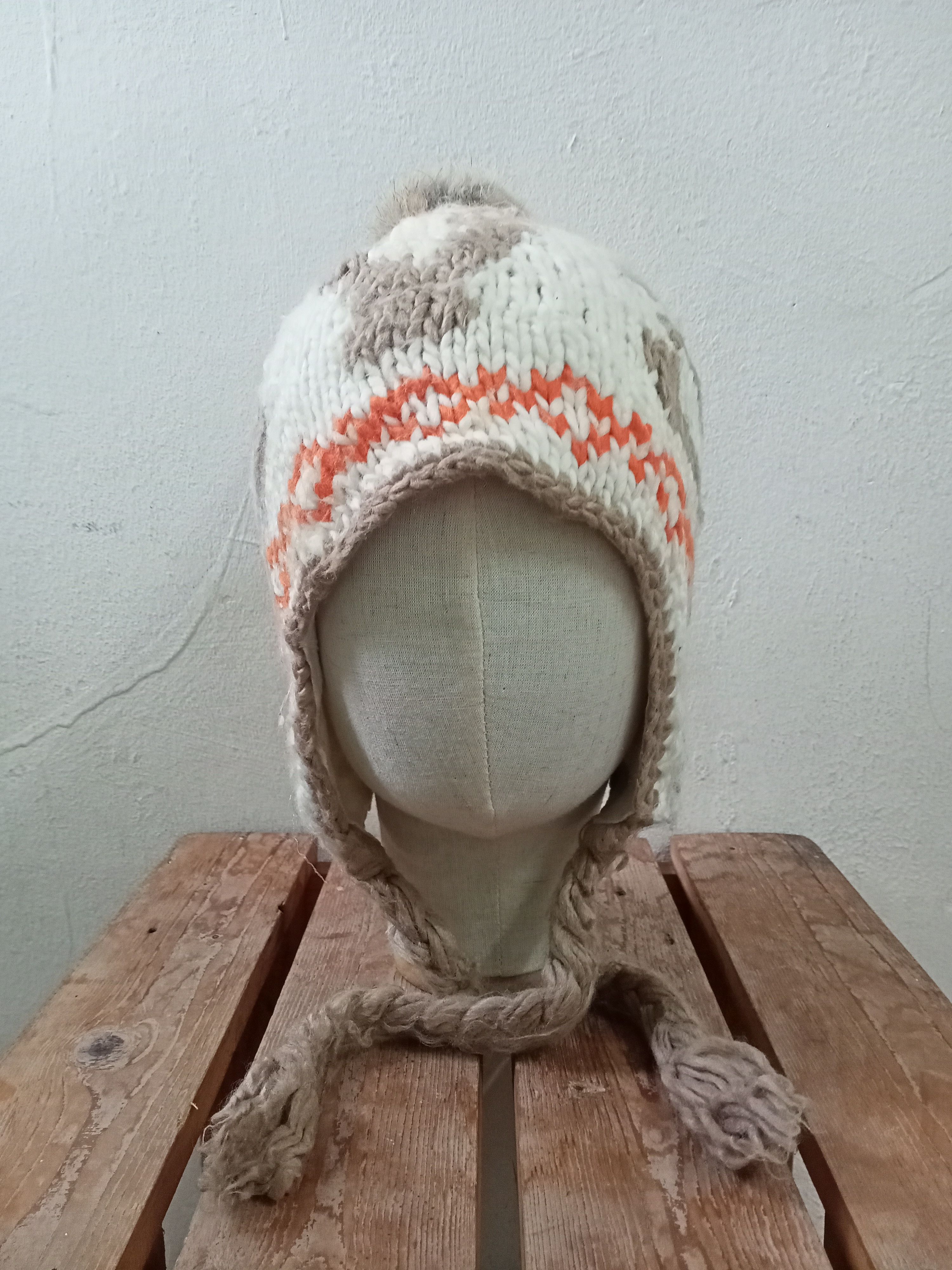 Japanese Brand Real B Voice Ear Flap Beanie Hat Size ONE SIZE - 2 Thumbnail
