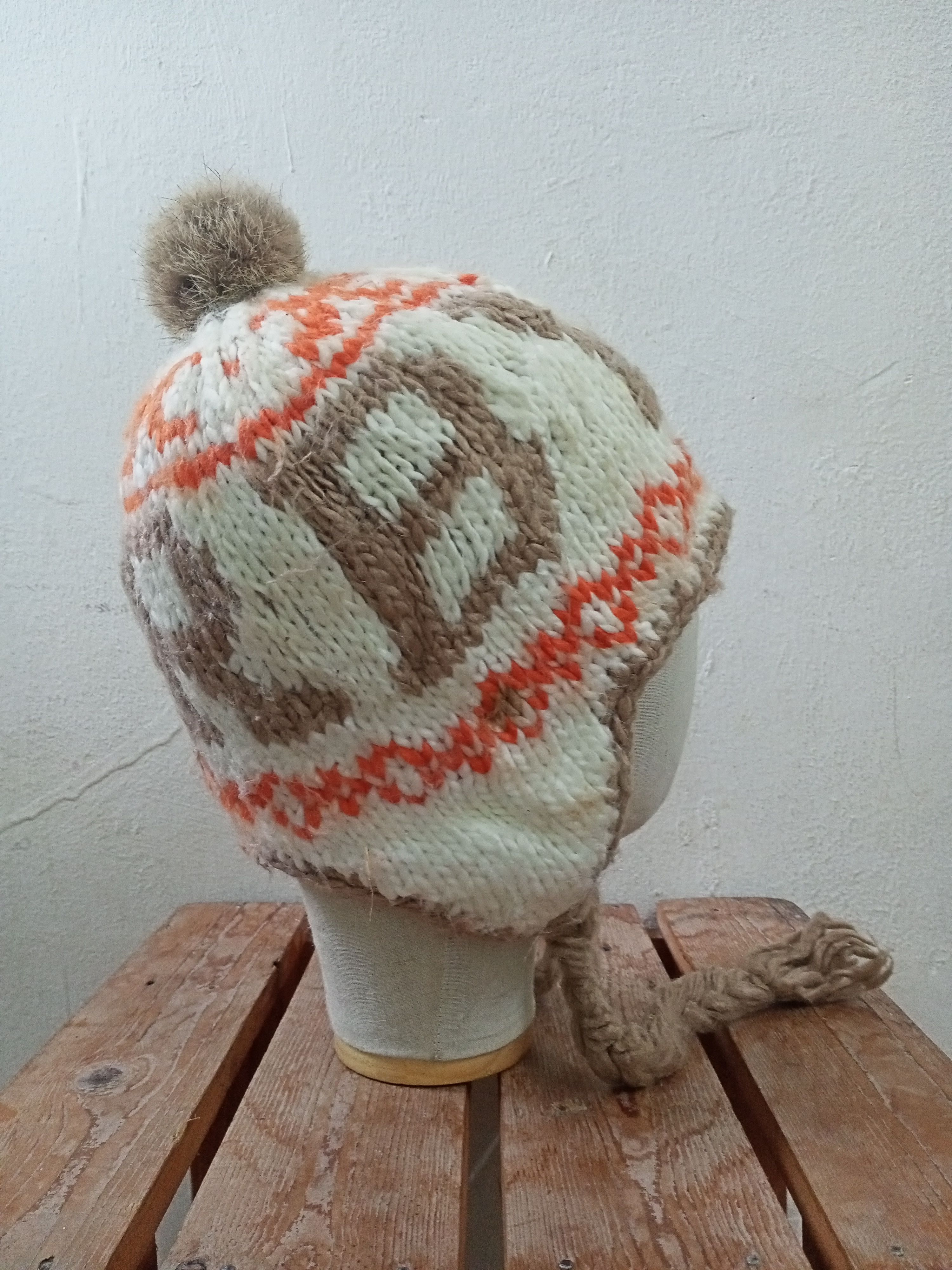 Japanese Brand Real B Voice Ear Flap Beanie Hat Size ONE SIZE - 4 Thumbnail