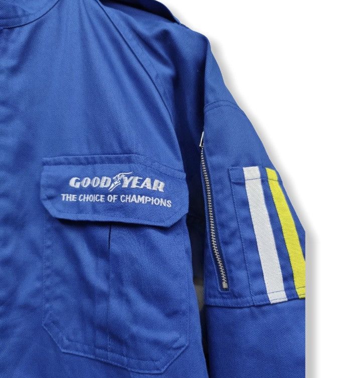 Racer Worldwide 🔥FYE VTG! 90's GOODYEAR x DREAMCUT Japan Coverall Jumpsuit Size US 30 / EU 46 - 5 Thumbnail