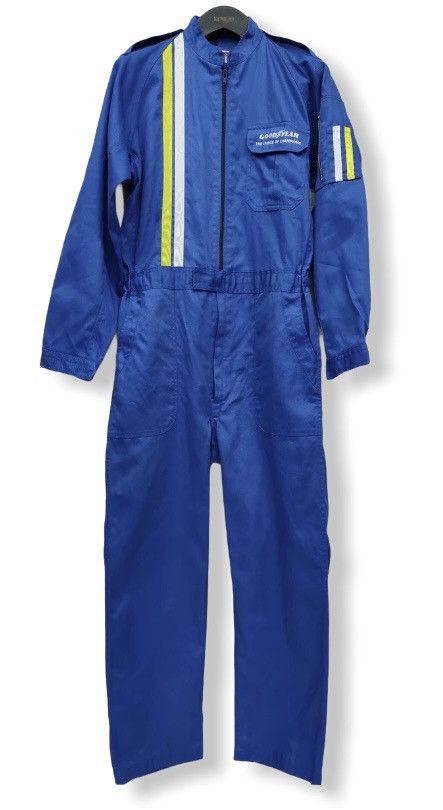 Racer Worldwide 🔥FYE VTG! 90's GOODYEAR x DREAMCUT Japan Coverall Jumpsuit Size US 30 / EU 46 - 3 Thumbnail