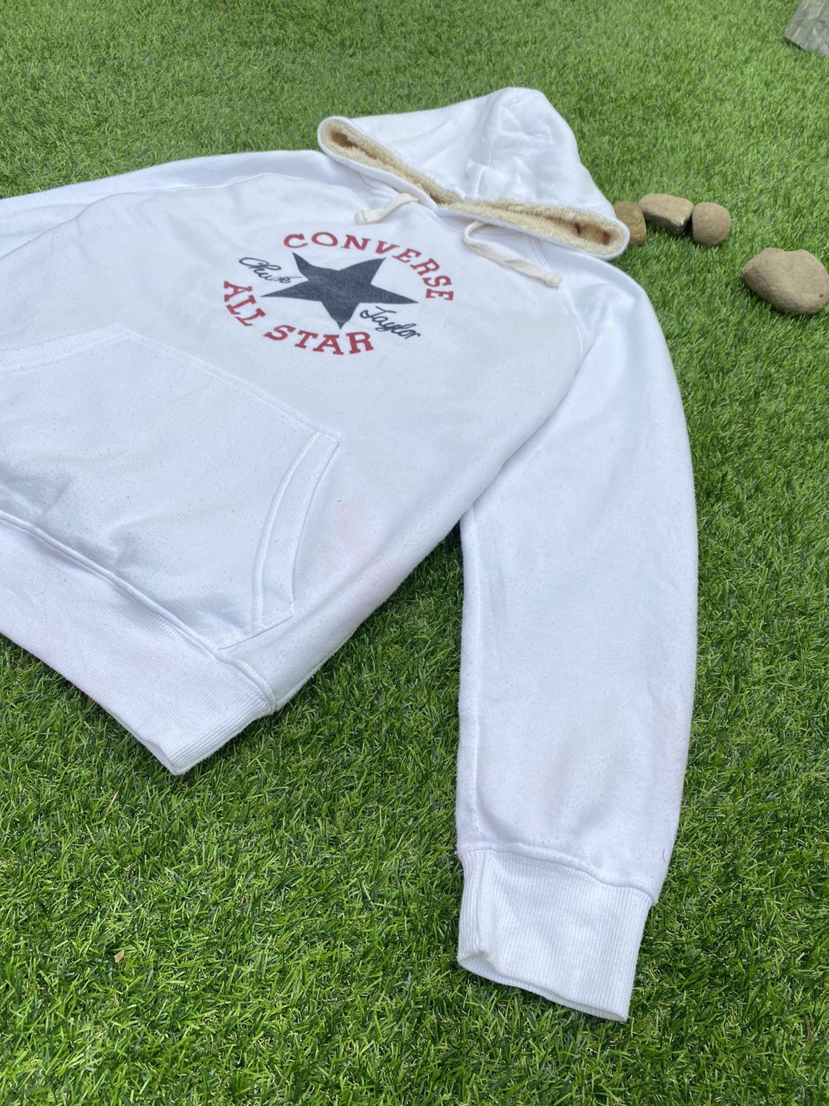 Converse SHOOT 🔥 Converse All Star Big Logo Sherpa Sweatshirt Hoodie Size US L / EU 52-54 / 3 - 3 Thumbnail