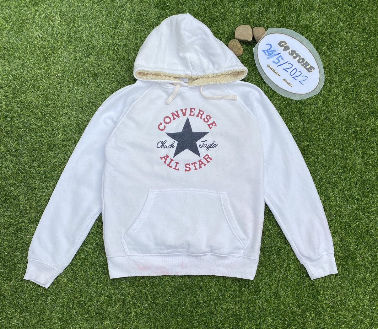 Converse SHOOT 🔥 Converse All Star Big Logo Sherpa Sweatshirt Hoodie Size US L / EU 52-54 / 3 - 1 Thumbnail