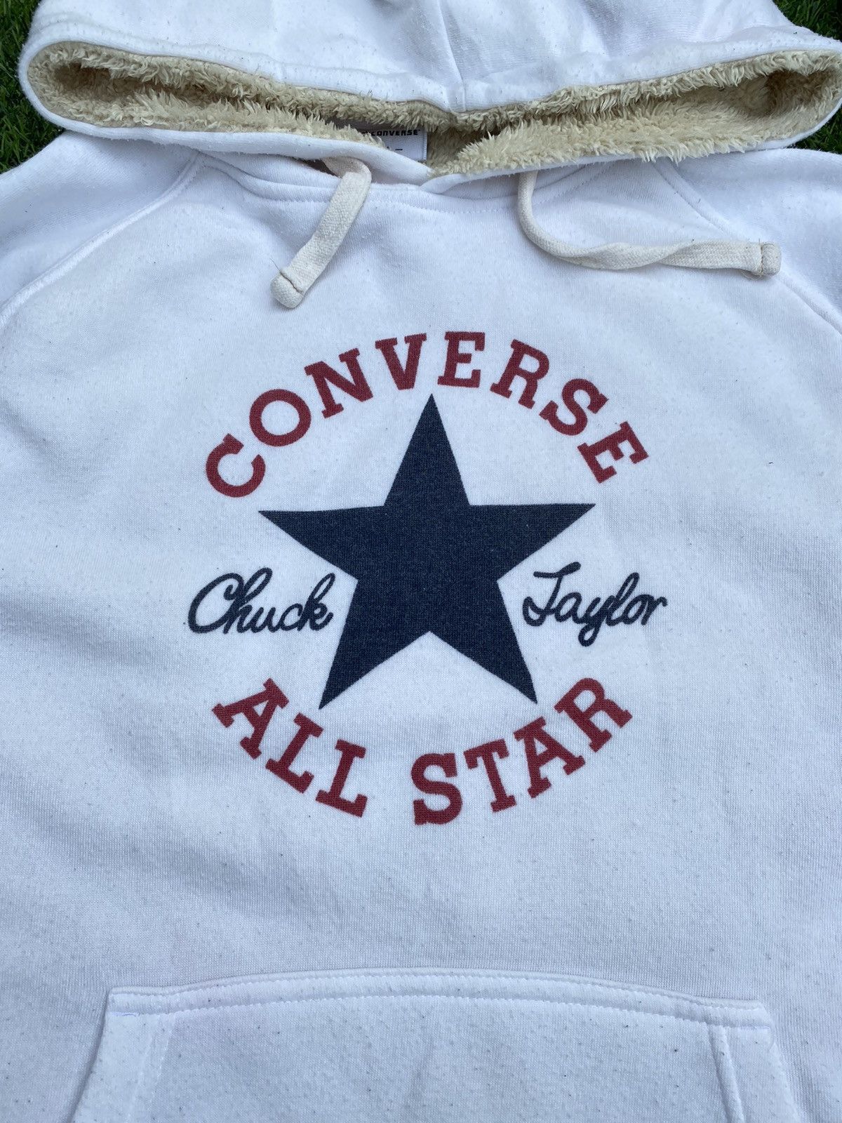 Converse SHOOT 🔥 Converse All Star Big Logo Sherpa Sweatshirt Hoodie Size US L / EU 52-54 / 3 - 2 Thumbnail