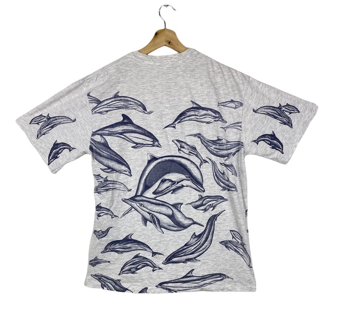 Vintage OFFER 🔥 Vintage Fullprint Habitat Dolphin Tee T Shirt Size US M / EU 48-50 / 2 - 7 Thumbnail