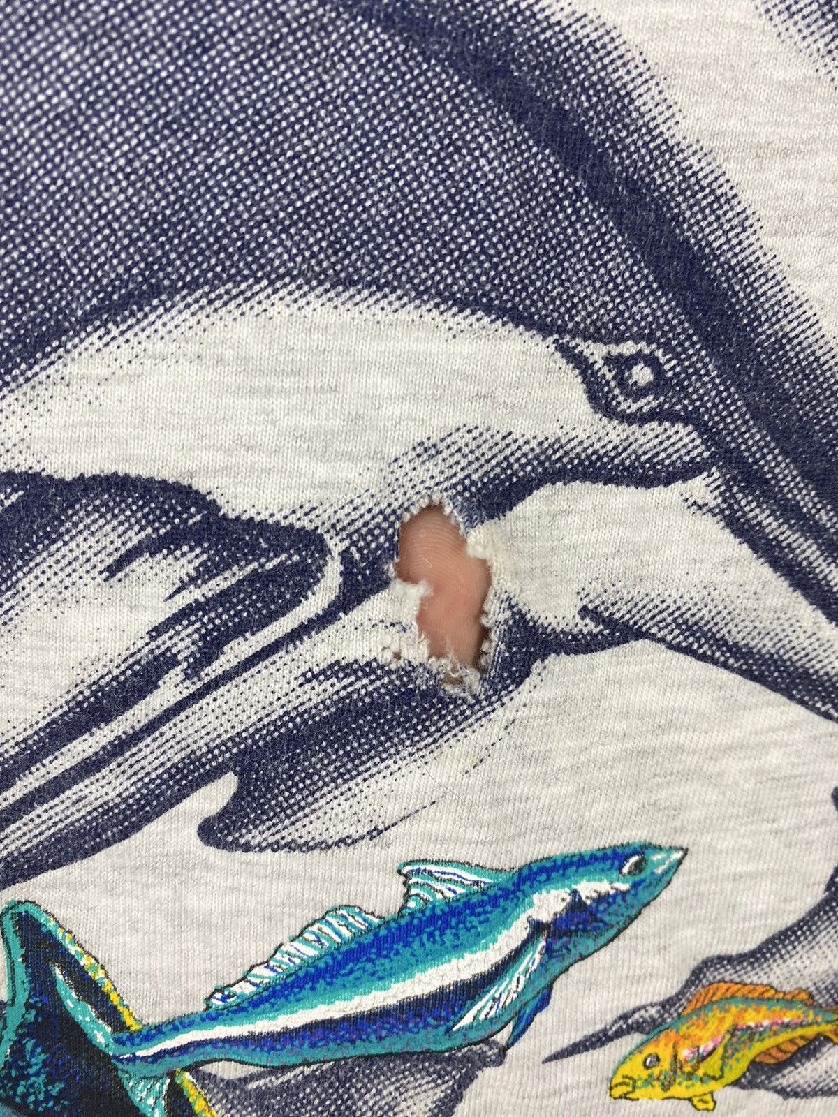 Vintage OFFER 🔥 Vintage Fullprint Habitat Dolphin Tee T Shirt Size US M / EU 48-50 / 2 - 6 Thumbnail